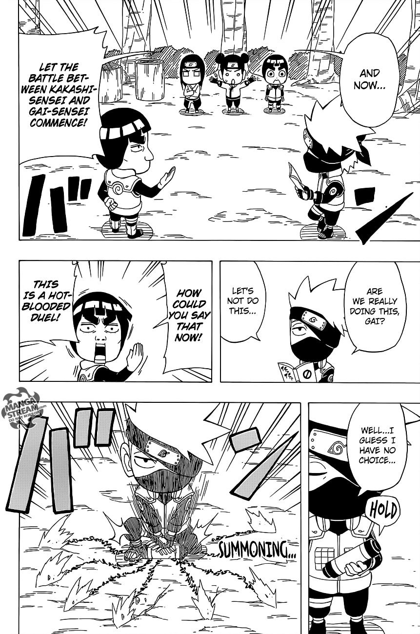 Rock Lee No Seishun Full-Power Ninden - Chapter 29 : Maito Gai Versus Hatake Kakashi