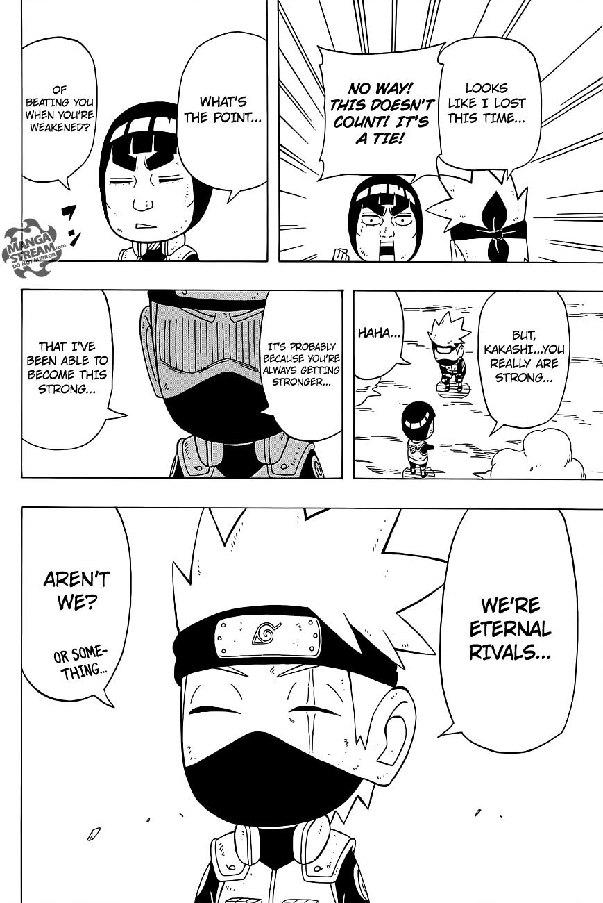 Rock Lee No Seishun Full-Power Ninden - Chapter 29 : Maito Gai Versus Hatake Kakashi