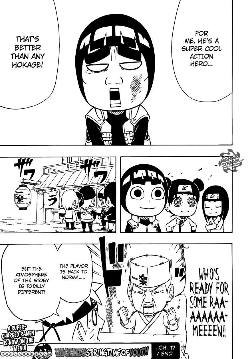 Rock Lee No Seishun Full-Power Ninden - Chapter 17