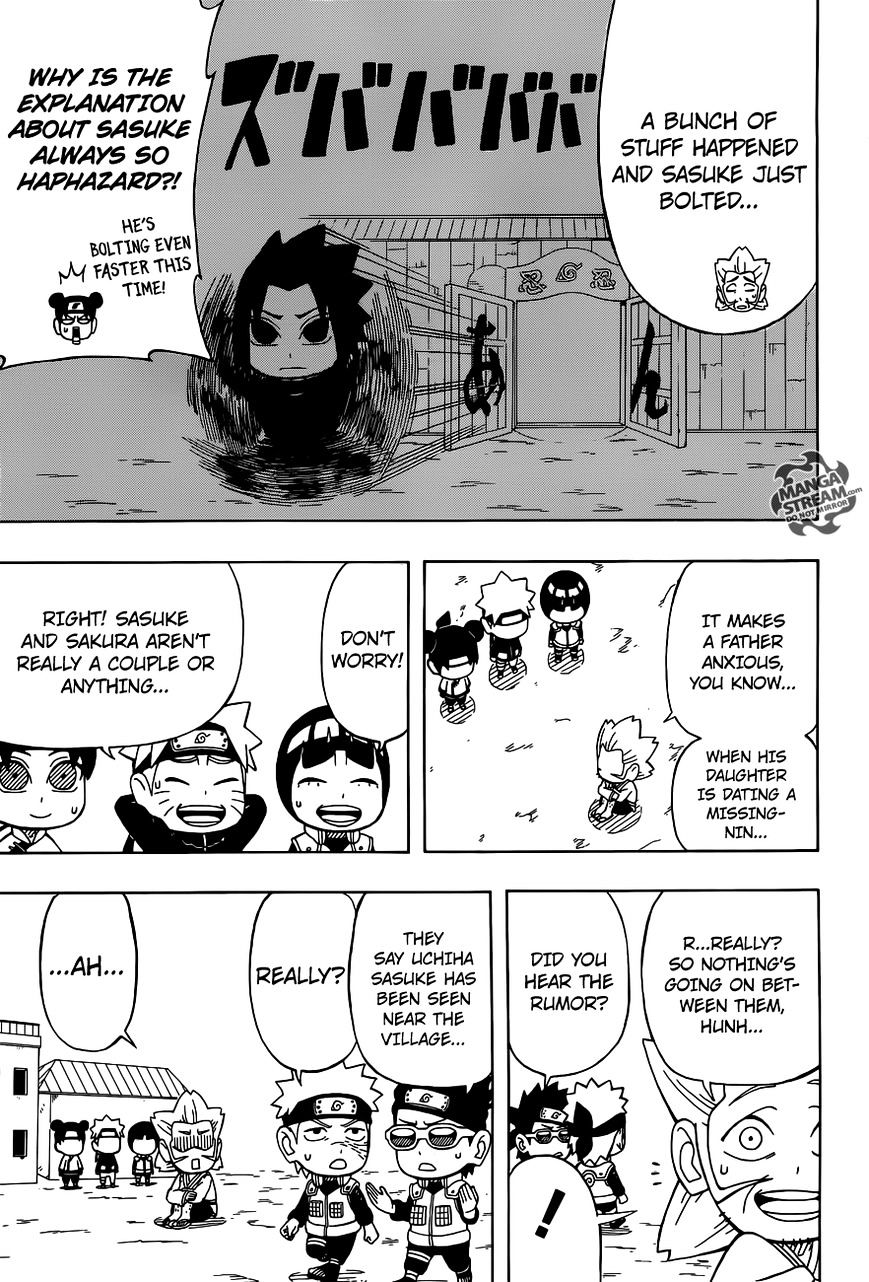 Rock Lee No Seishun Full-Power Ninden - Chapter 25 : My Dear, Beloved Sasuke-Kun