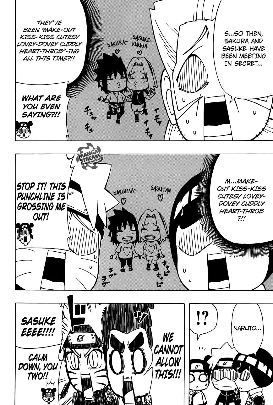 Rock Lee No Seishun Full-Power Ninden - Chapter 25 : My Dear, Beloved Sasuke-Kun