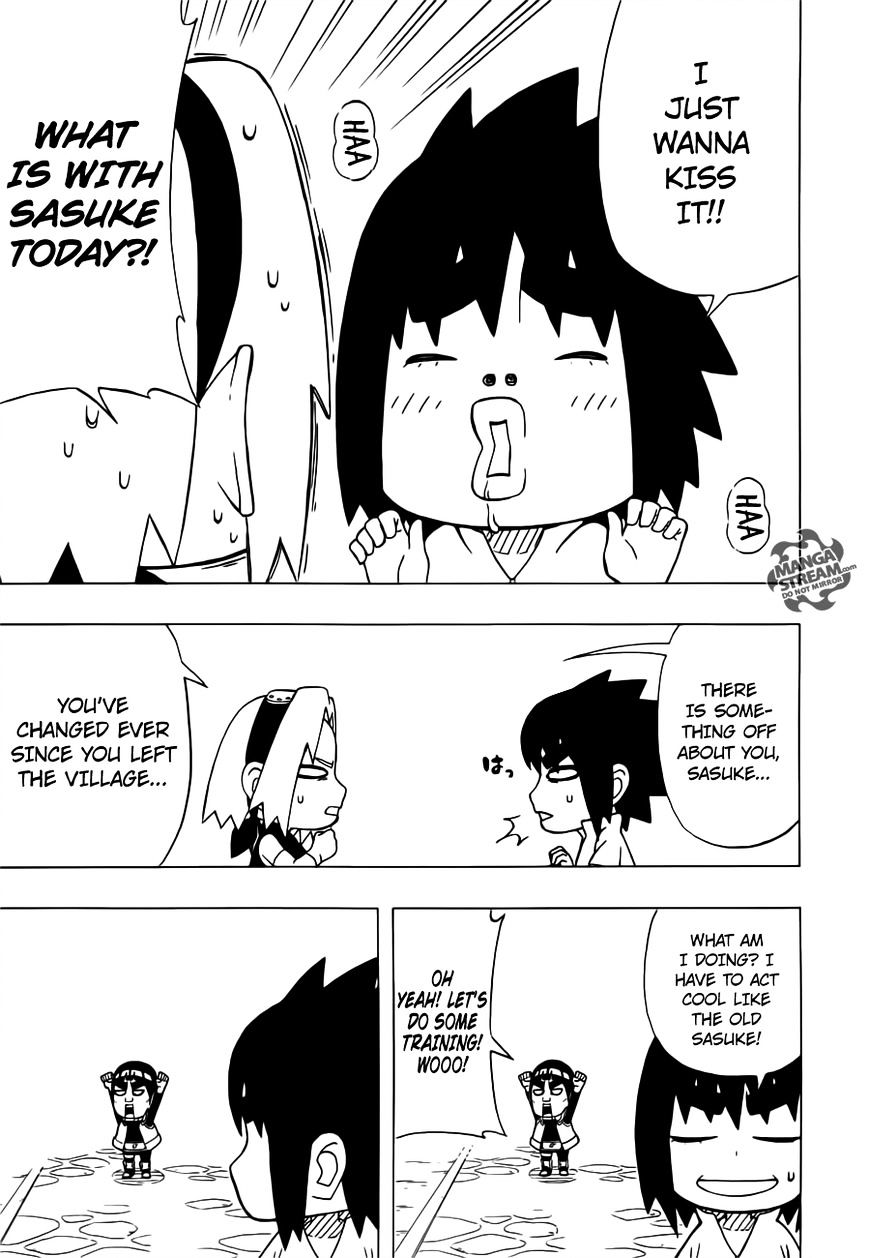 Rock Lee No Seishun Full-Power Ninden - Chapter 25 : My Dear, Beloved Sasuke-Kun