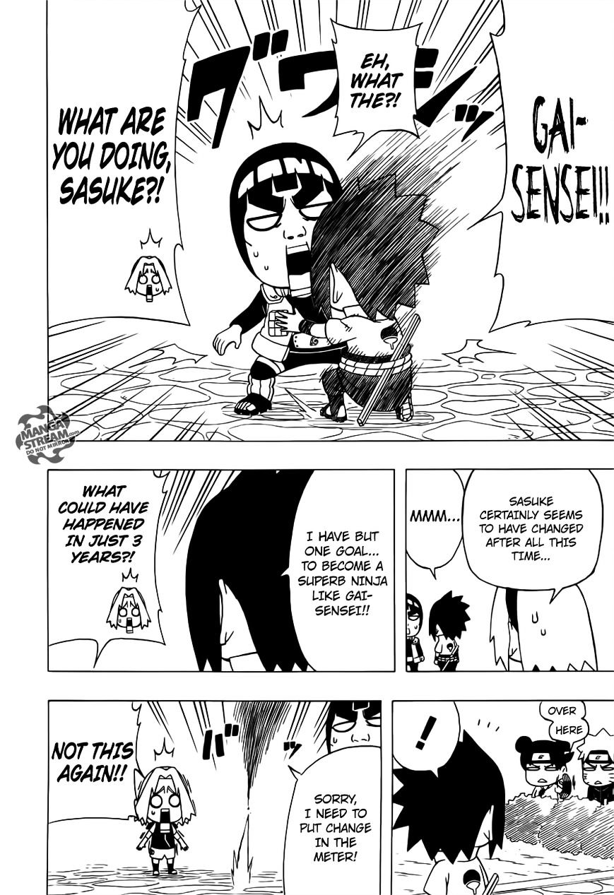 Rock Lee No Seishun Full-Power Ninden - Chapter 25 : My Dear, Beloved Sasuke-Kun