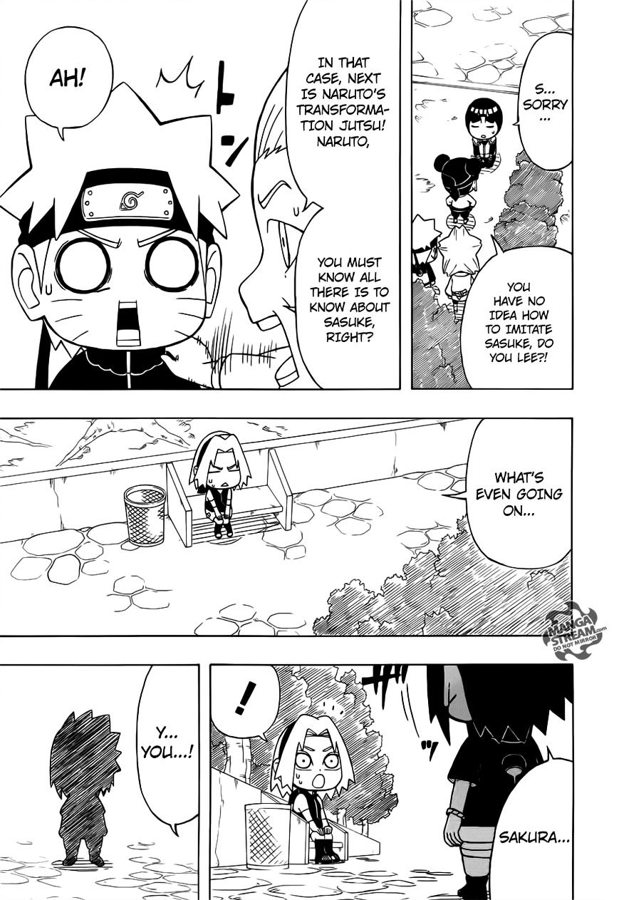 Rock Lee No Seishun Full-Power Ninden - Chapter 25 : My Dear, Beloved Sasuke-Kun