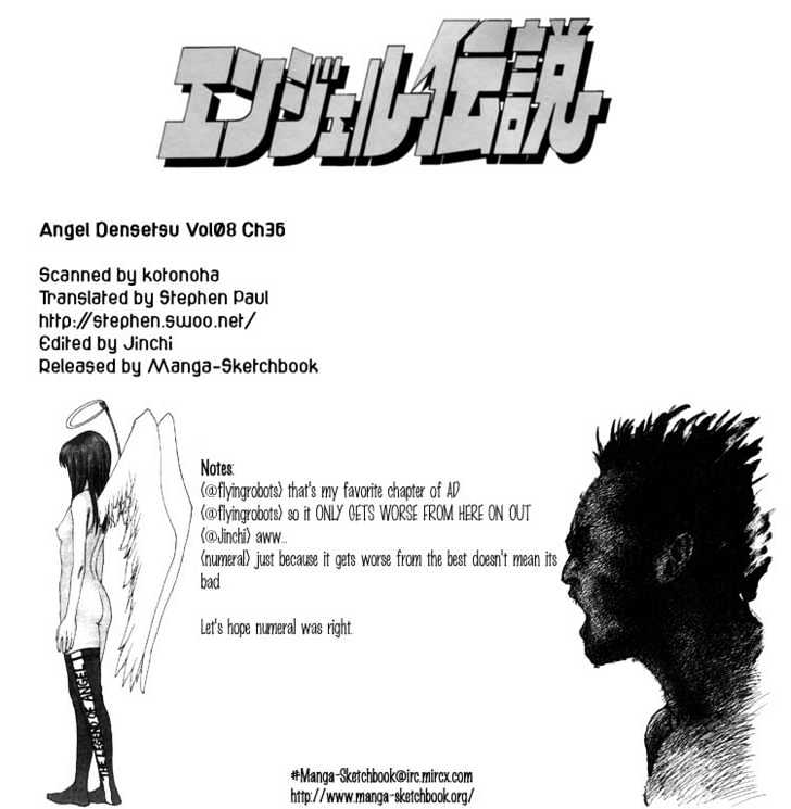 Angel Densetsu - Vol.8 Chapter 36 : People Under A Blue Sky