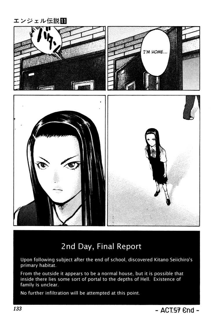 Angel Densetsu - Vol.11 Chapter 57 : Kaburagi's Observation Report