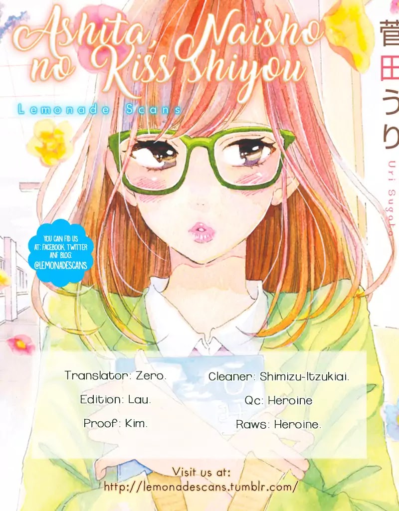 Ashita, Naisho No Kiss Shiyou - Chapter 1: This Was Supposed To Be...!