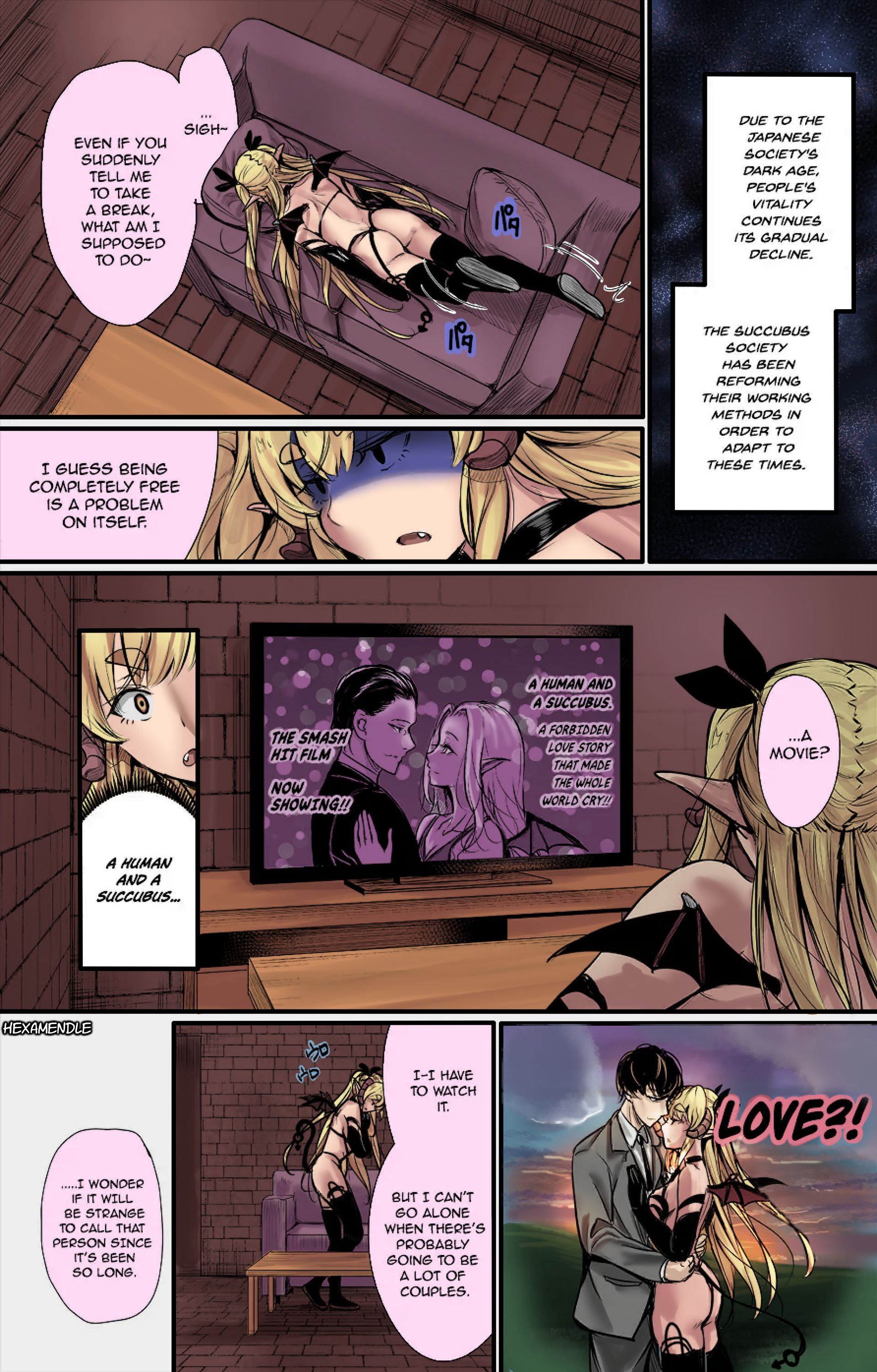 Shachiku Succubus No Hanashi (Fan Colored) - Chapter 11