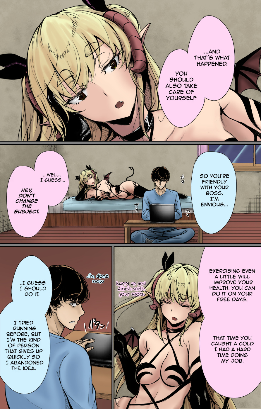 Shachiku Succubus No Hanashi (Fan Colored) - Chapter 9