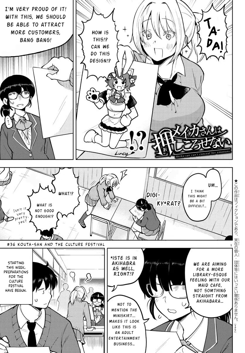 Meika-San Can't Conceal Her Emotions - Chapter 36: Kouta-Kun And Culture Festival