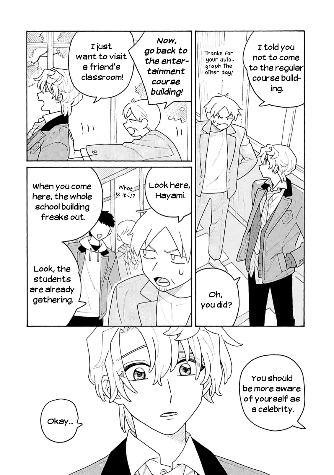 Koisuru Idol Ryusei-Kun Wa Kujikenai - Chapter 3