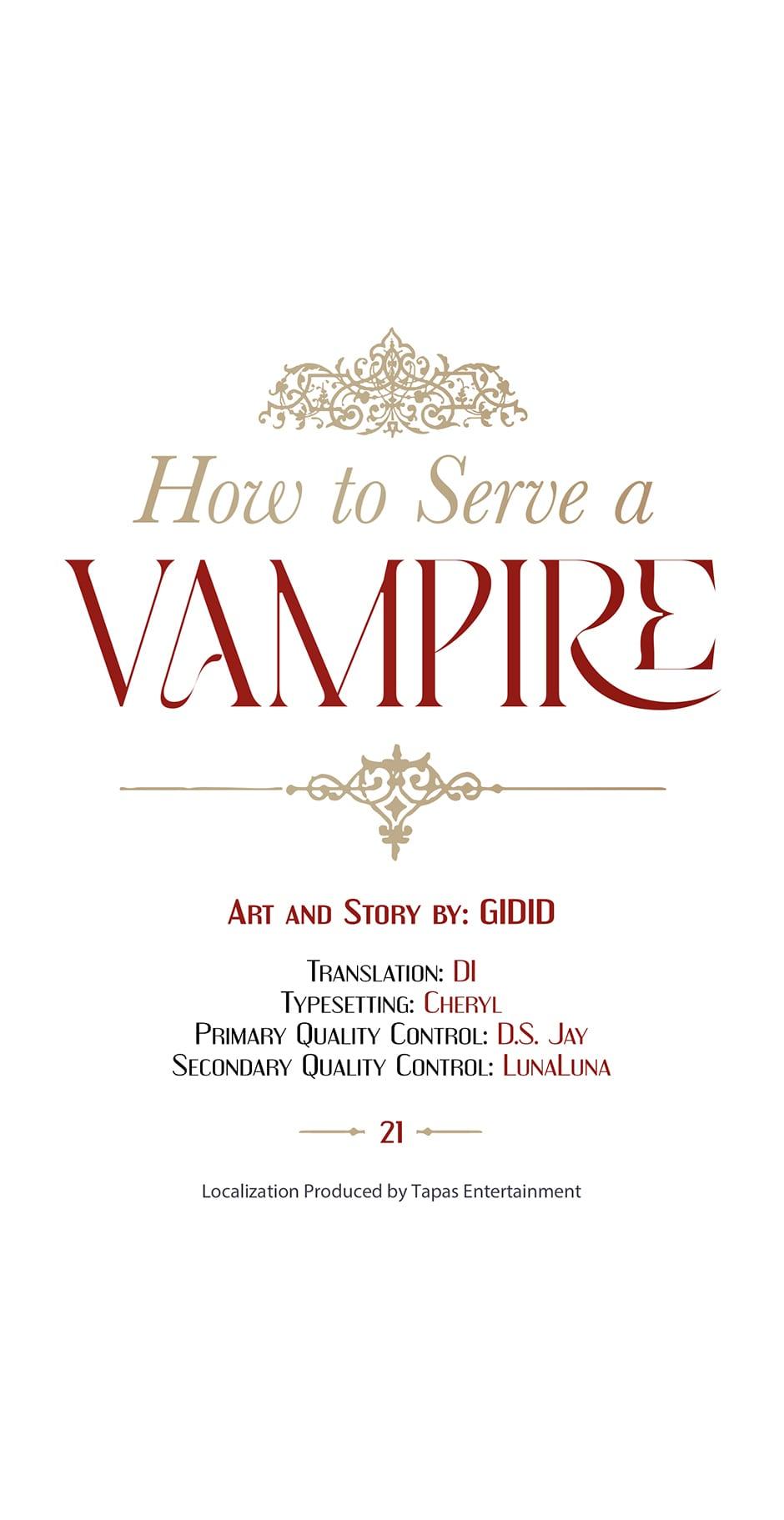 How To Serve The Vampire - Chapter 21