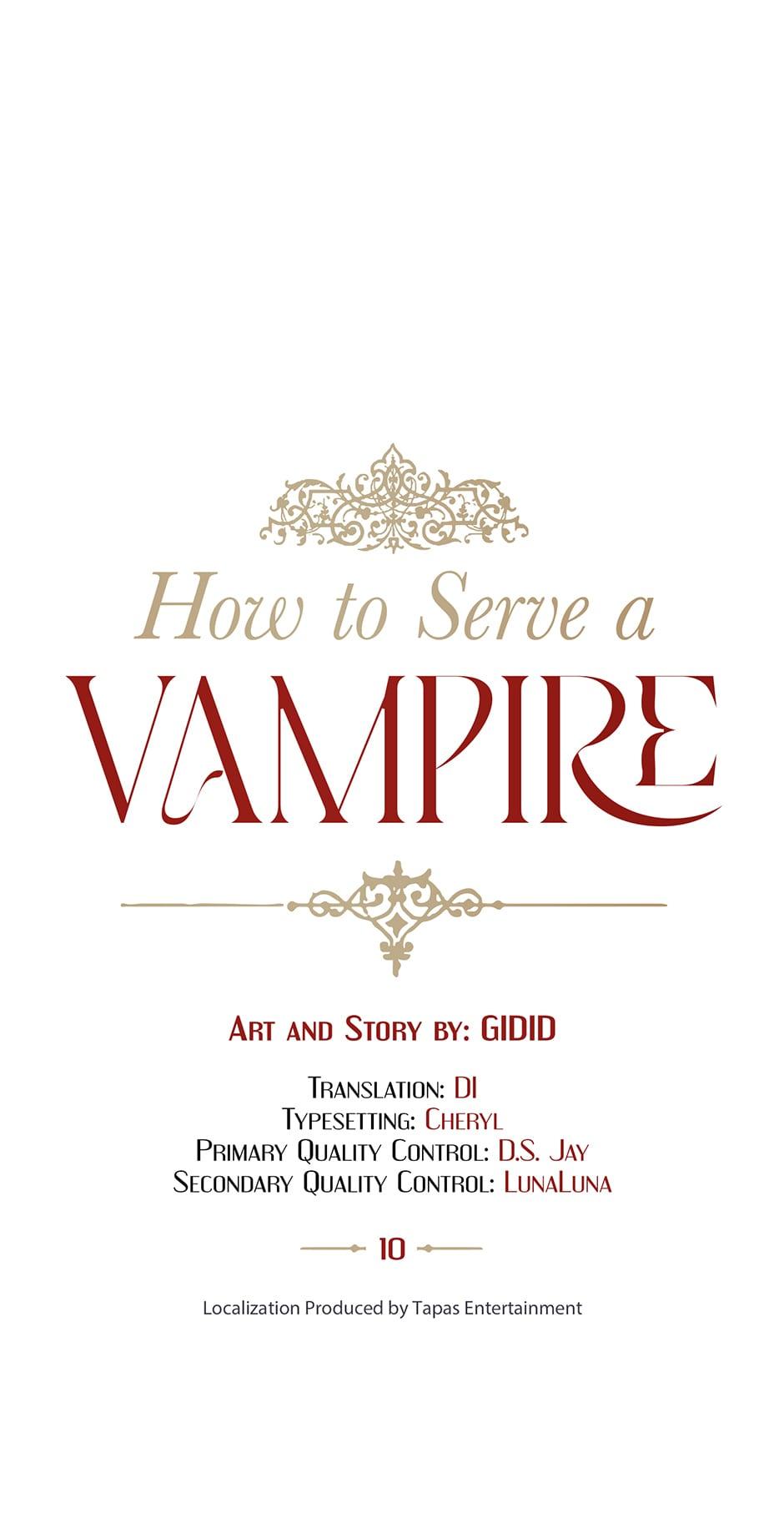 How To Serve The Vampire - Chapter 10