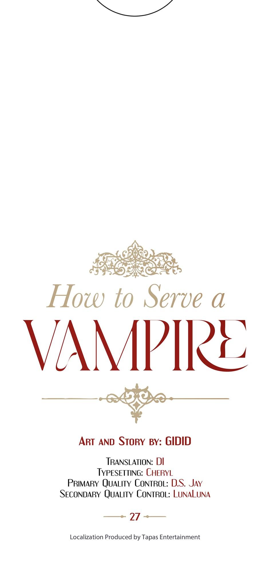 How To Serve The Vampire - Chapter 27