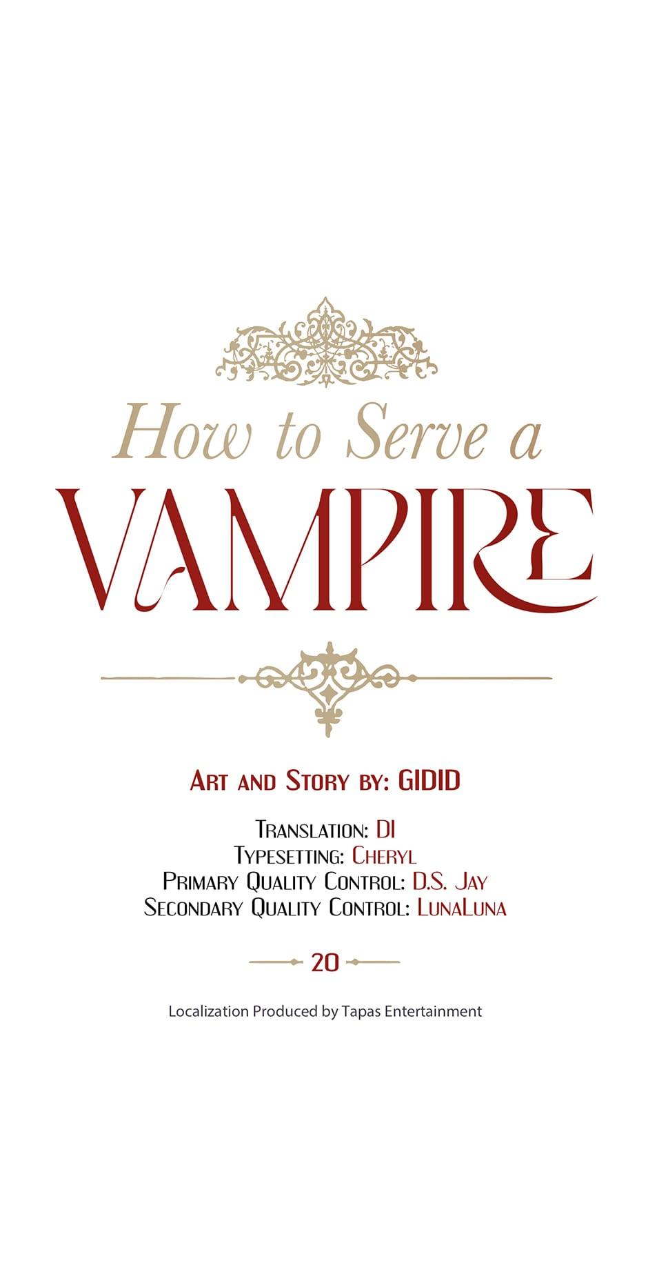 How To Serve The Vampire - Chapter 20