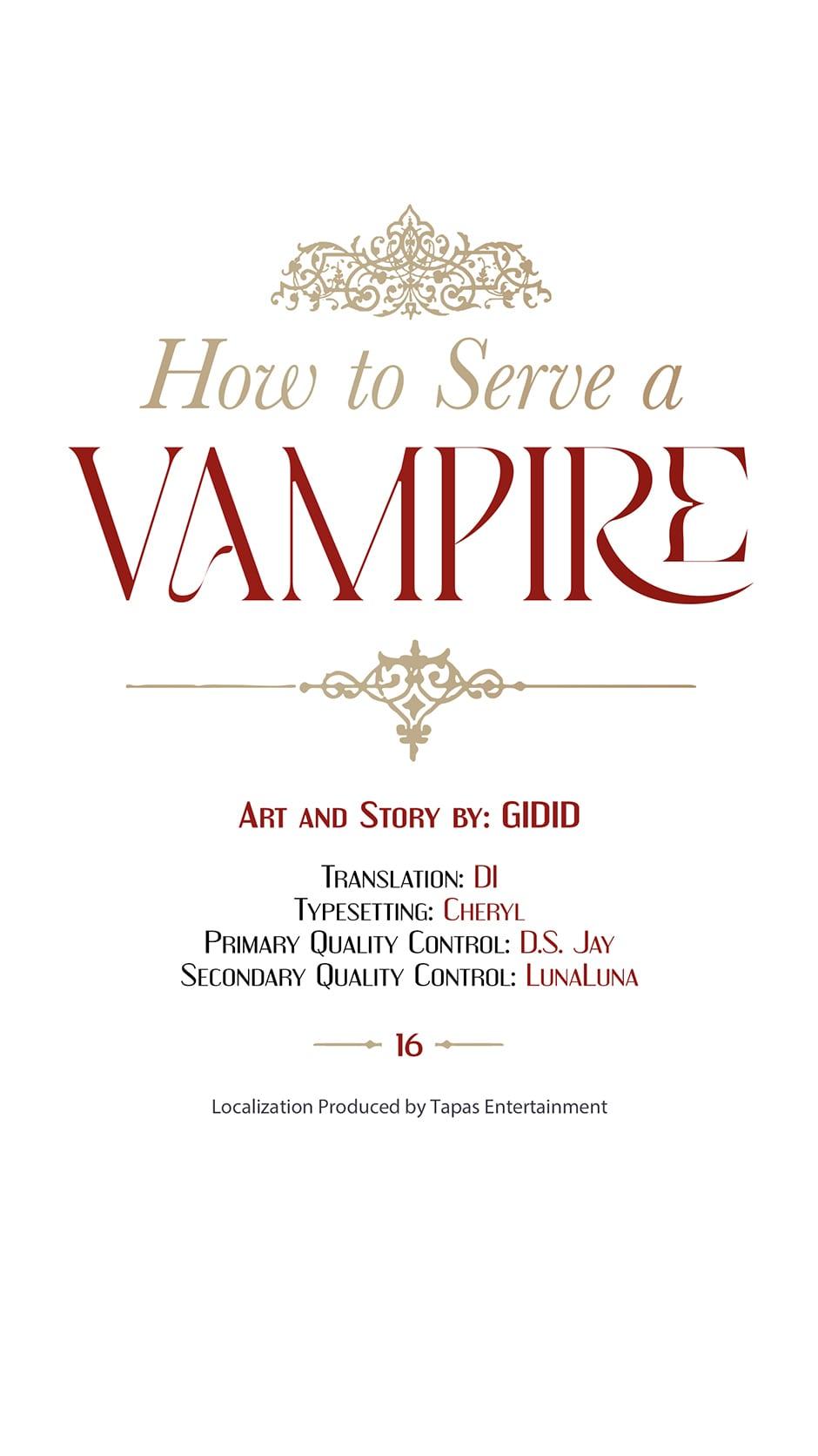 How To Serve The Vampire - Chapter 16