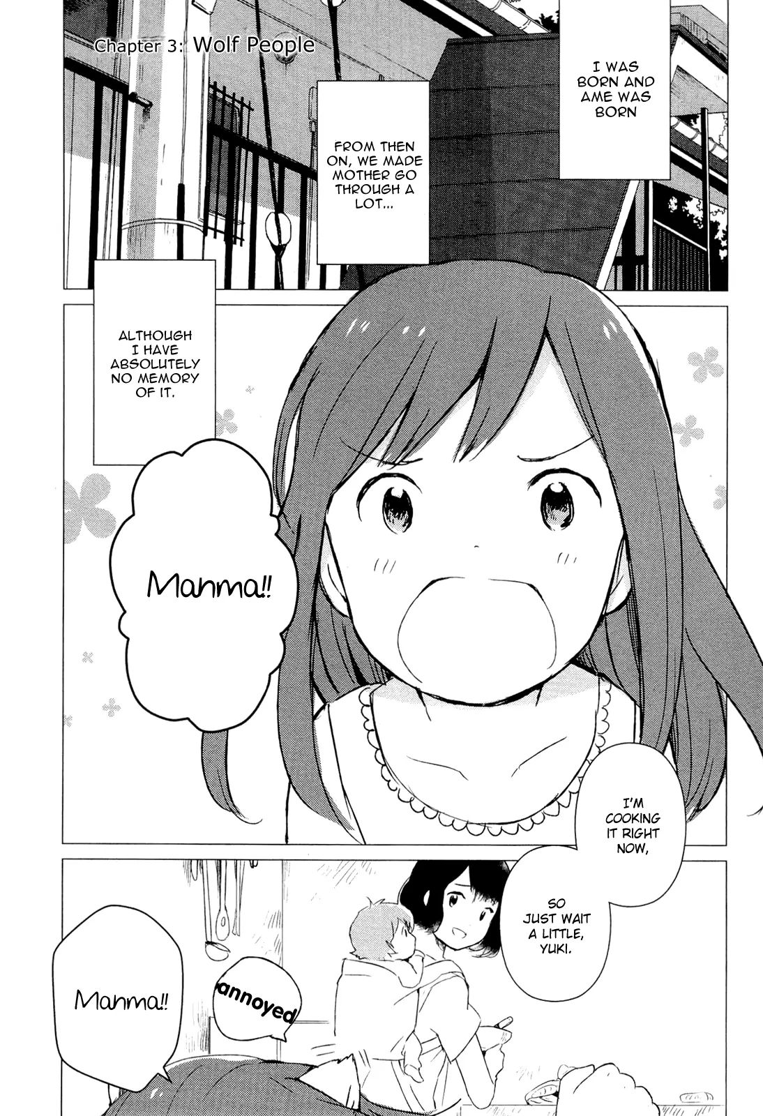 Wolf Children: Ame & Yuki - Chapter 3: Wolf People