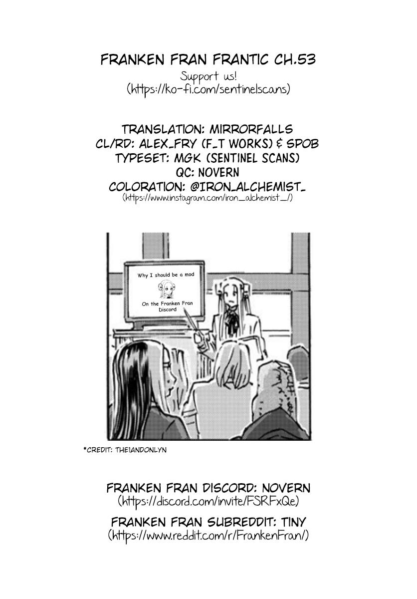 Franken Fran Frantic - Vol.8 Chapter 53: Her Again...