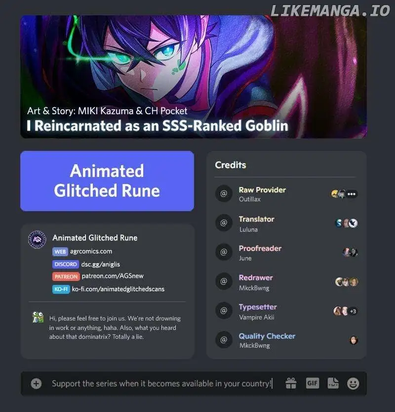 I Reincarnated As An Sss-Ranked Goblin - Chapter 56