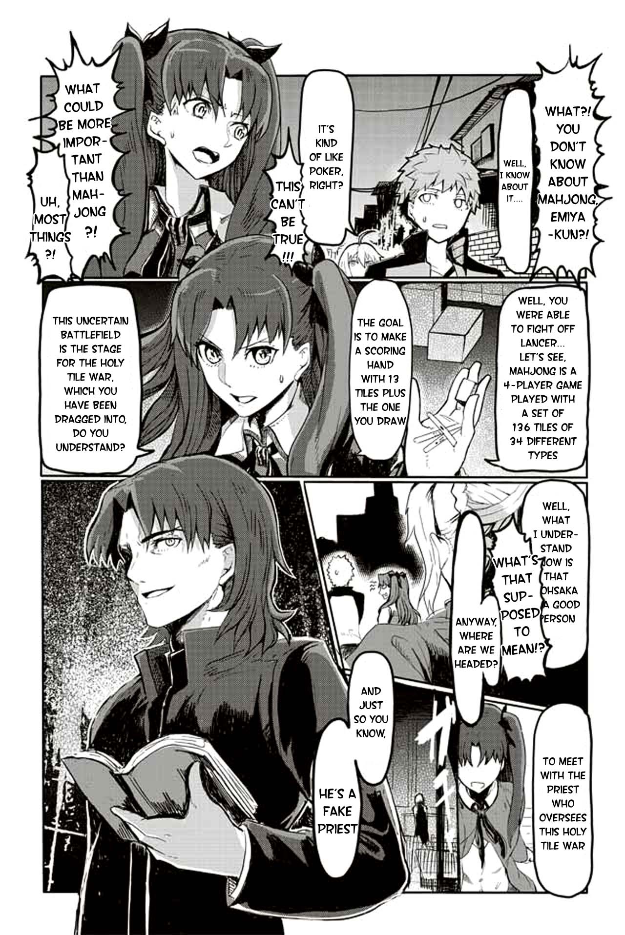 Fate/Mahjong Night - Seihai Sensou - Chapter 24