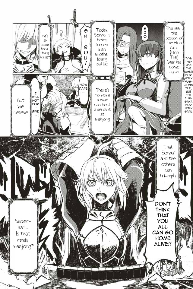 Fate/Mahjong Night - Seihai Sensou - Chapter 2