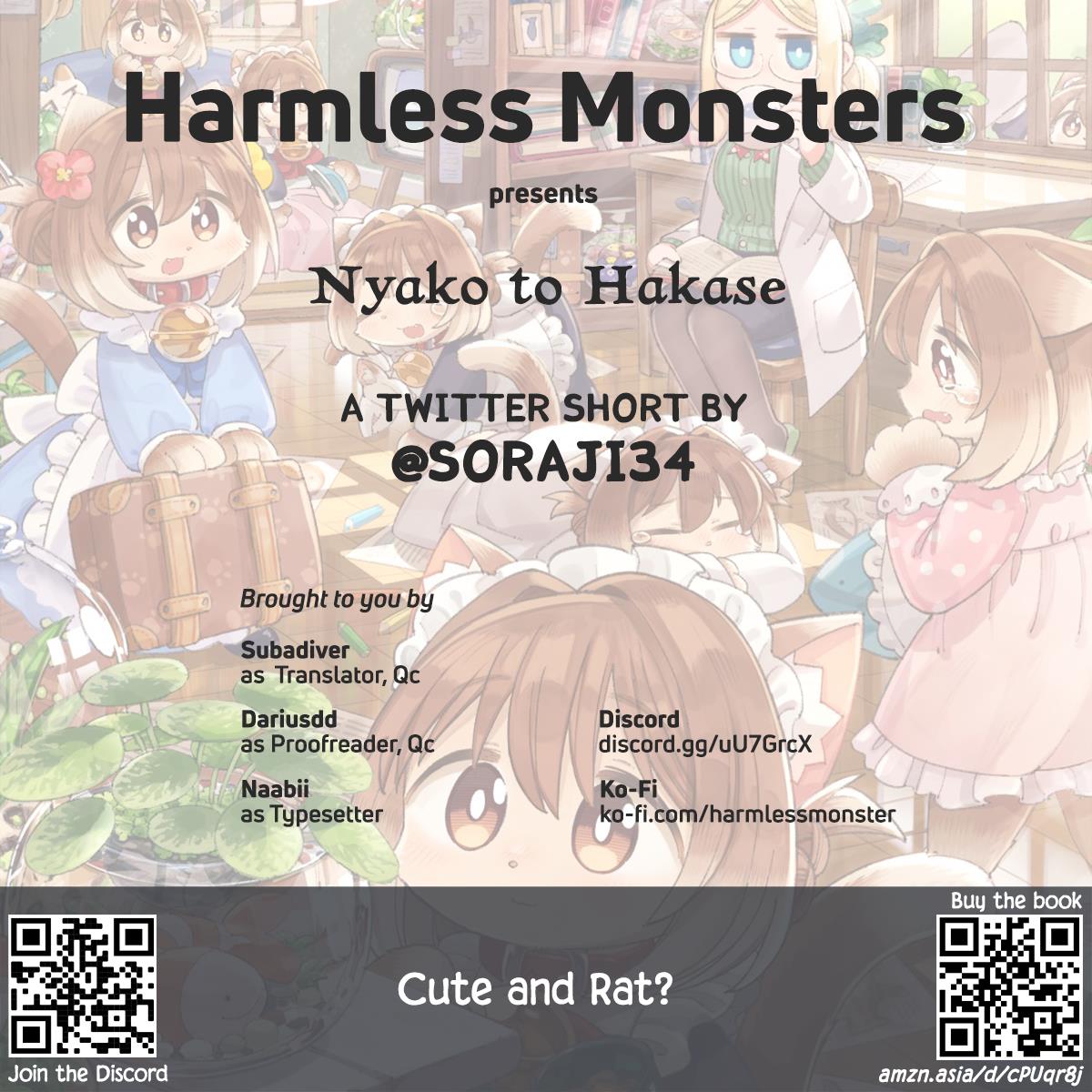 Nyako To Hakase - Vol.2 Chapter 16: "Chuu"