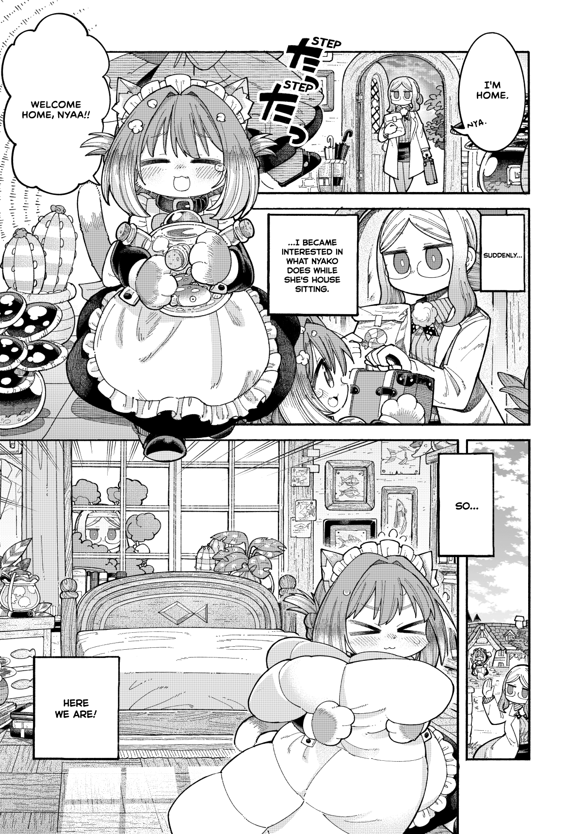 Nyako To Hakase - Vol.1 Chapter 4: Embarassing House Sitting