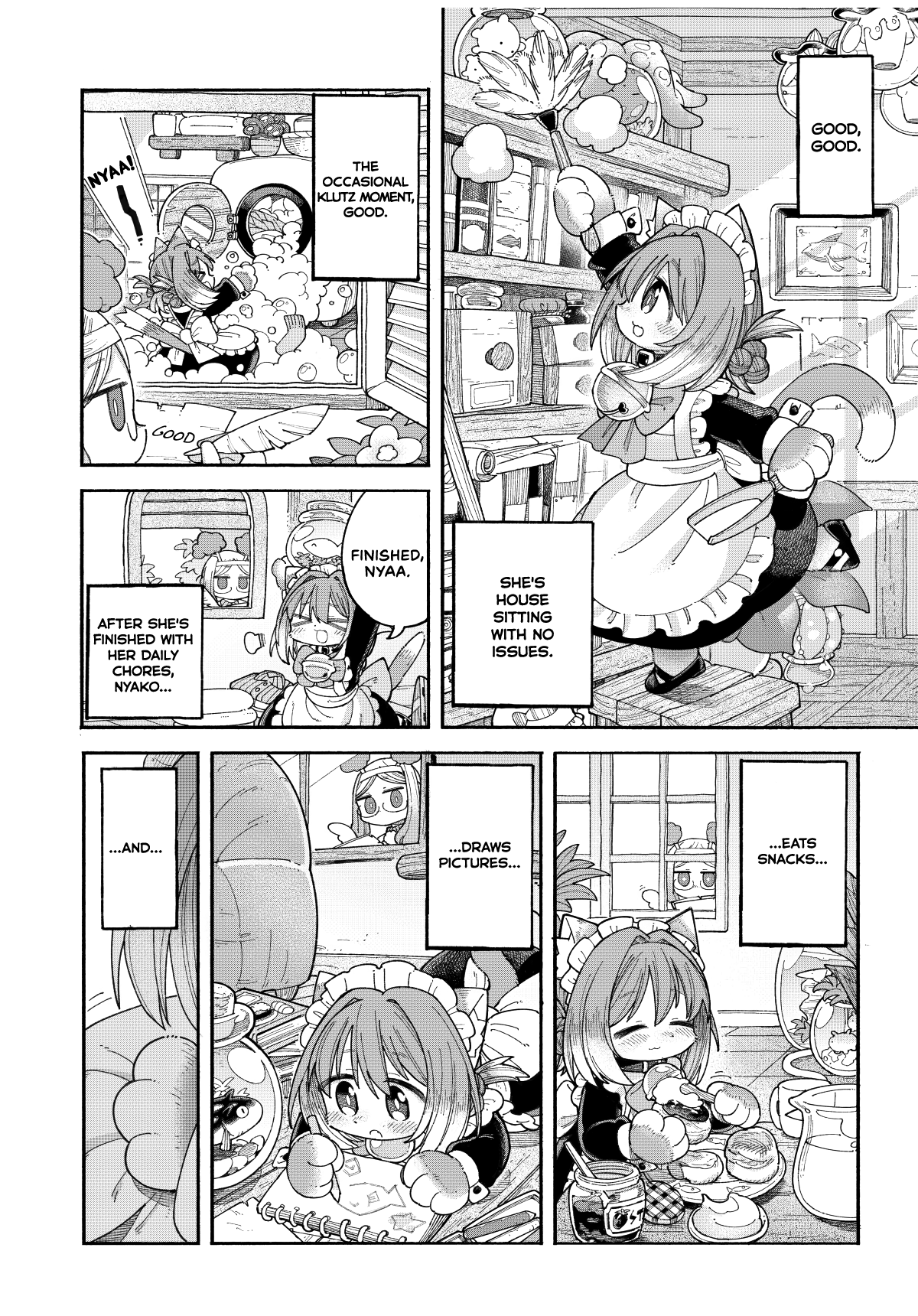 Nyako To Hakase - Vol.1 Chapter 4: Embarassing House Sitting