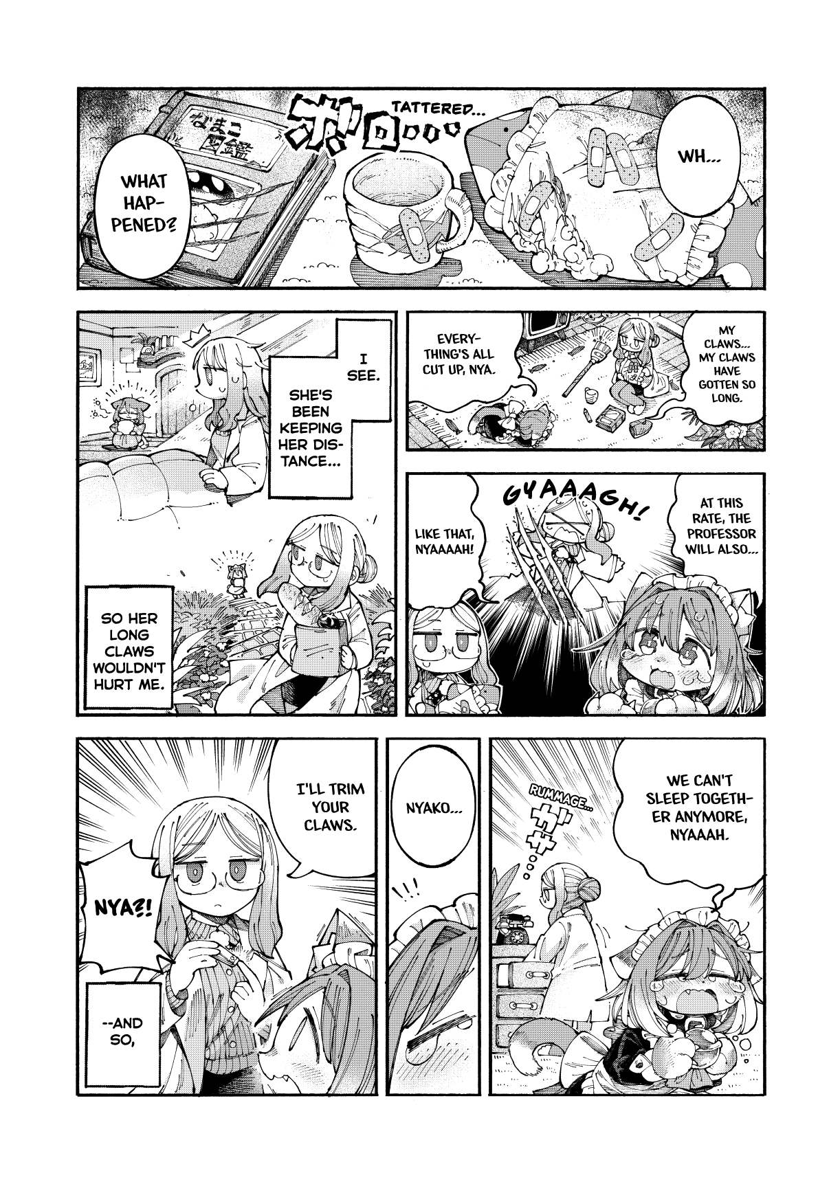 Nyako To Hakase - Vol.1 Chapter 6.6: Extra Chapter [Revision] Cat Ears And Trimming Claws