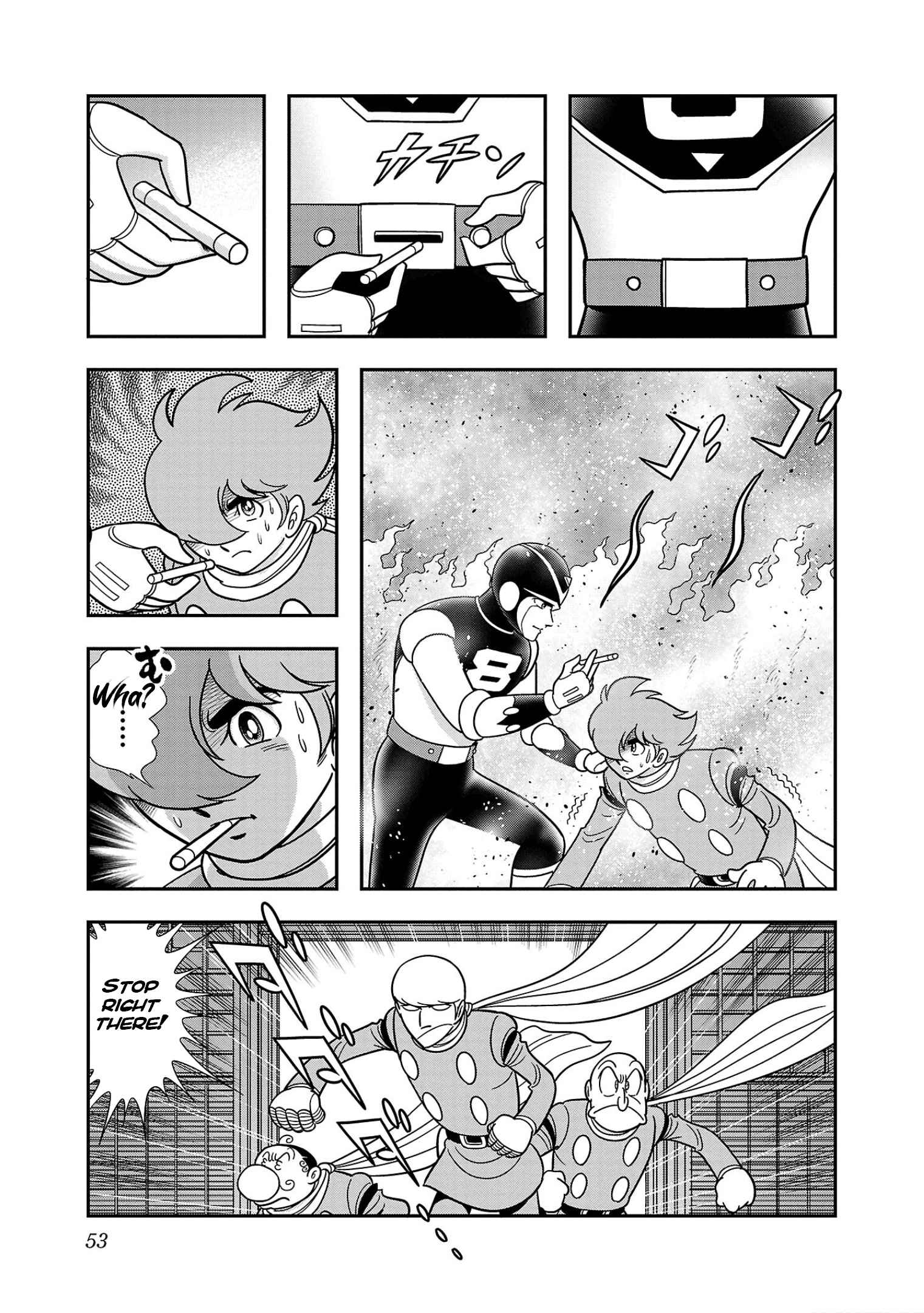 8-Man Vs Cyborg 009 - Vol.1 Chapter 2: Maneuvering