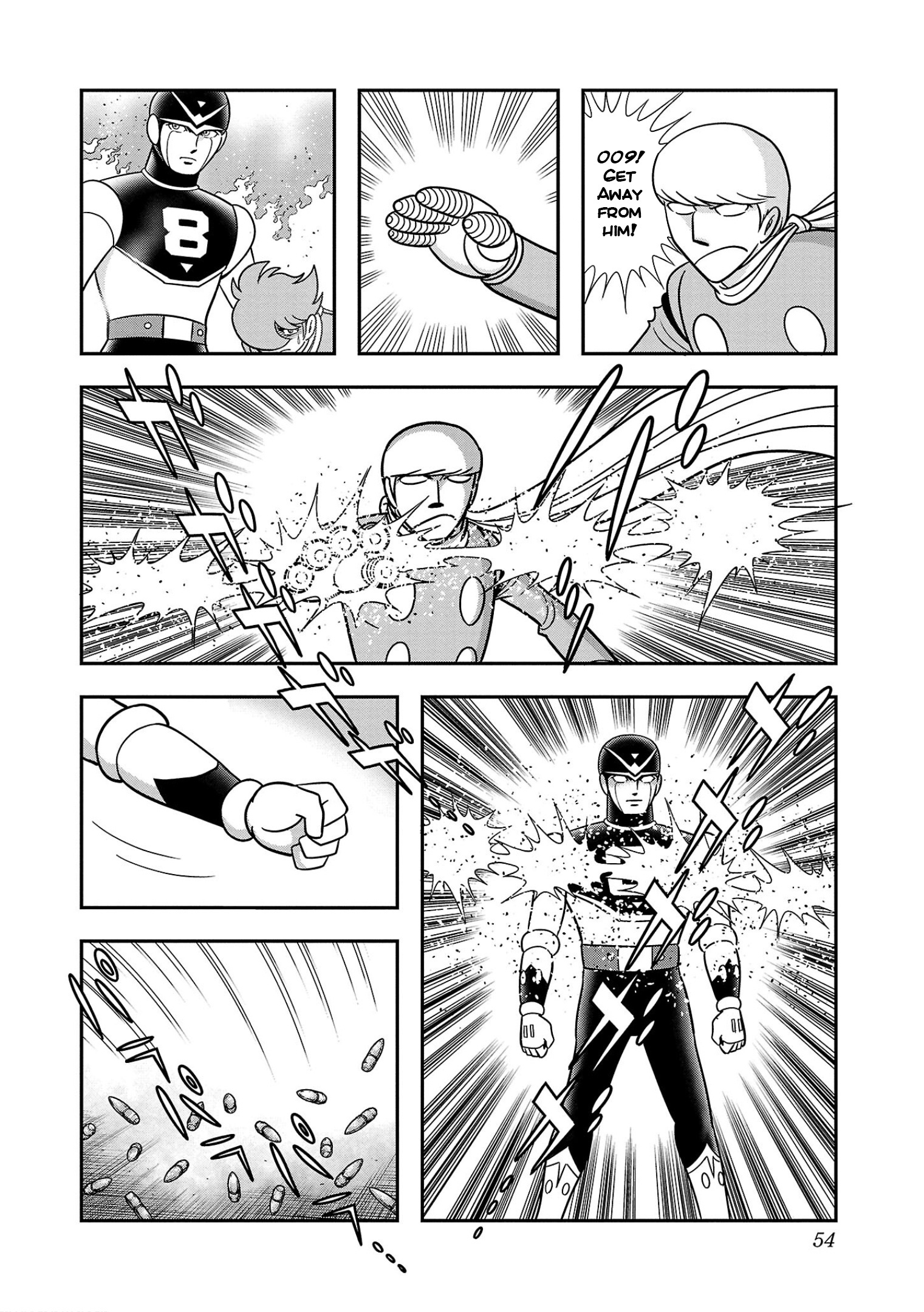 8-Man Vs Cyborg 009 - Vol.1 Chapter 2: Maneuvering