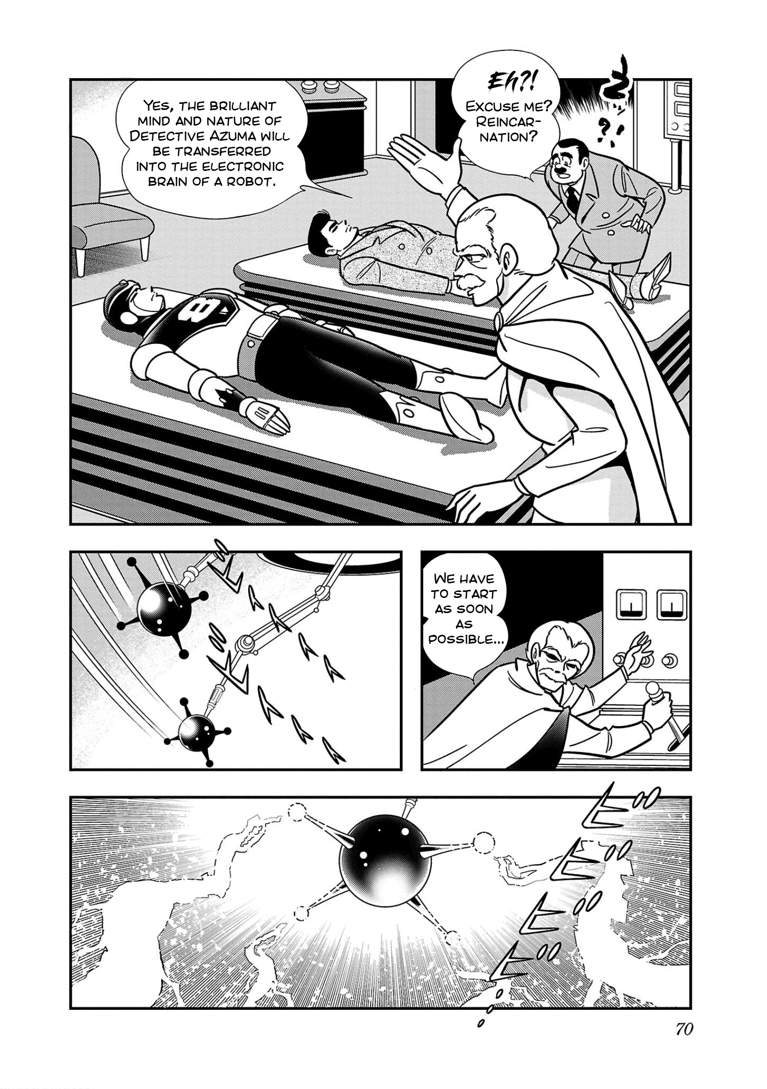 8-Man Vs Cyborg 009 - Vol.1 Chapter 2: Maneuvering