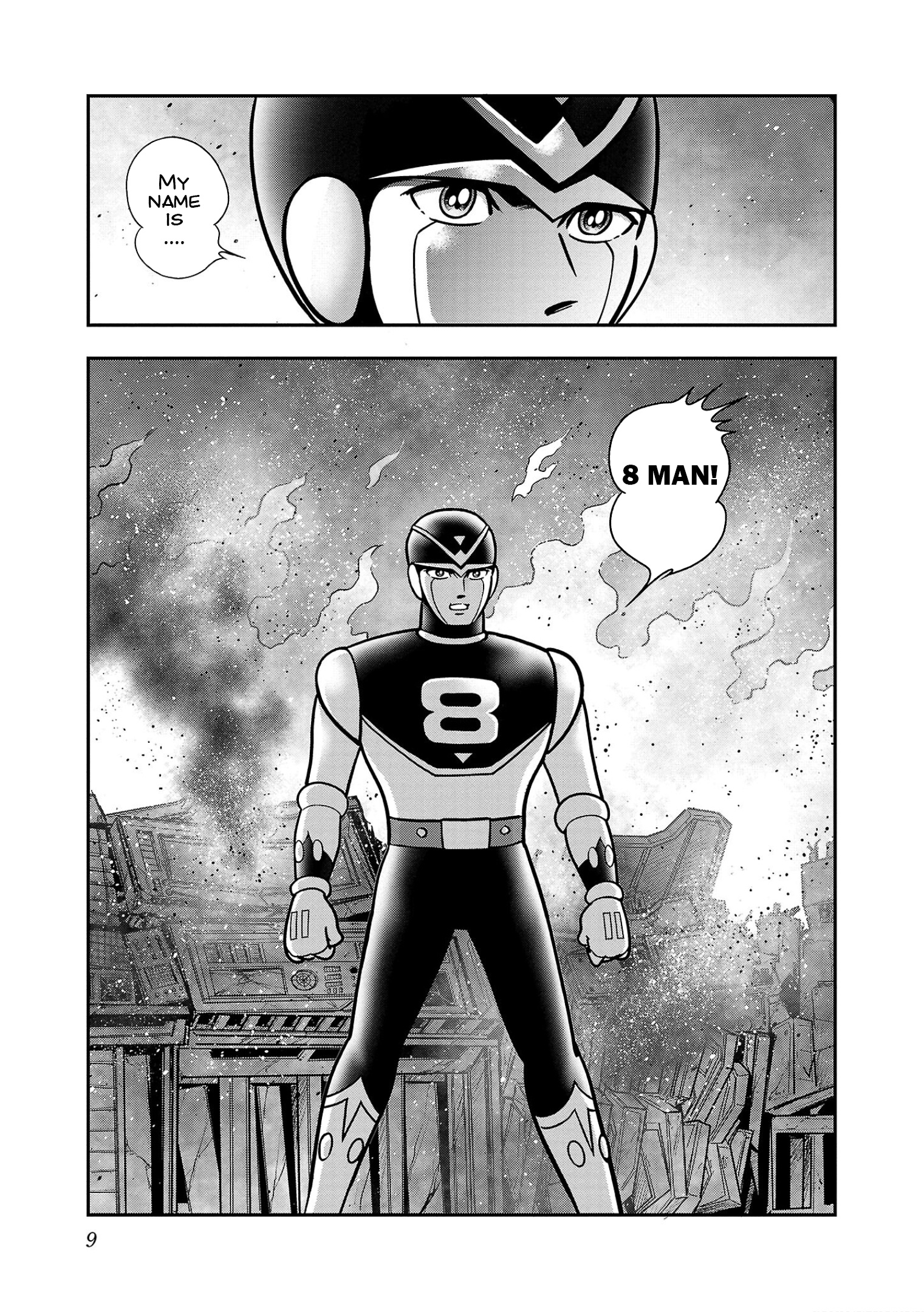 8-Man Vs Cyborg 009 - Vol.1 Chapter 1: First Contact