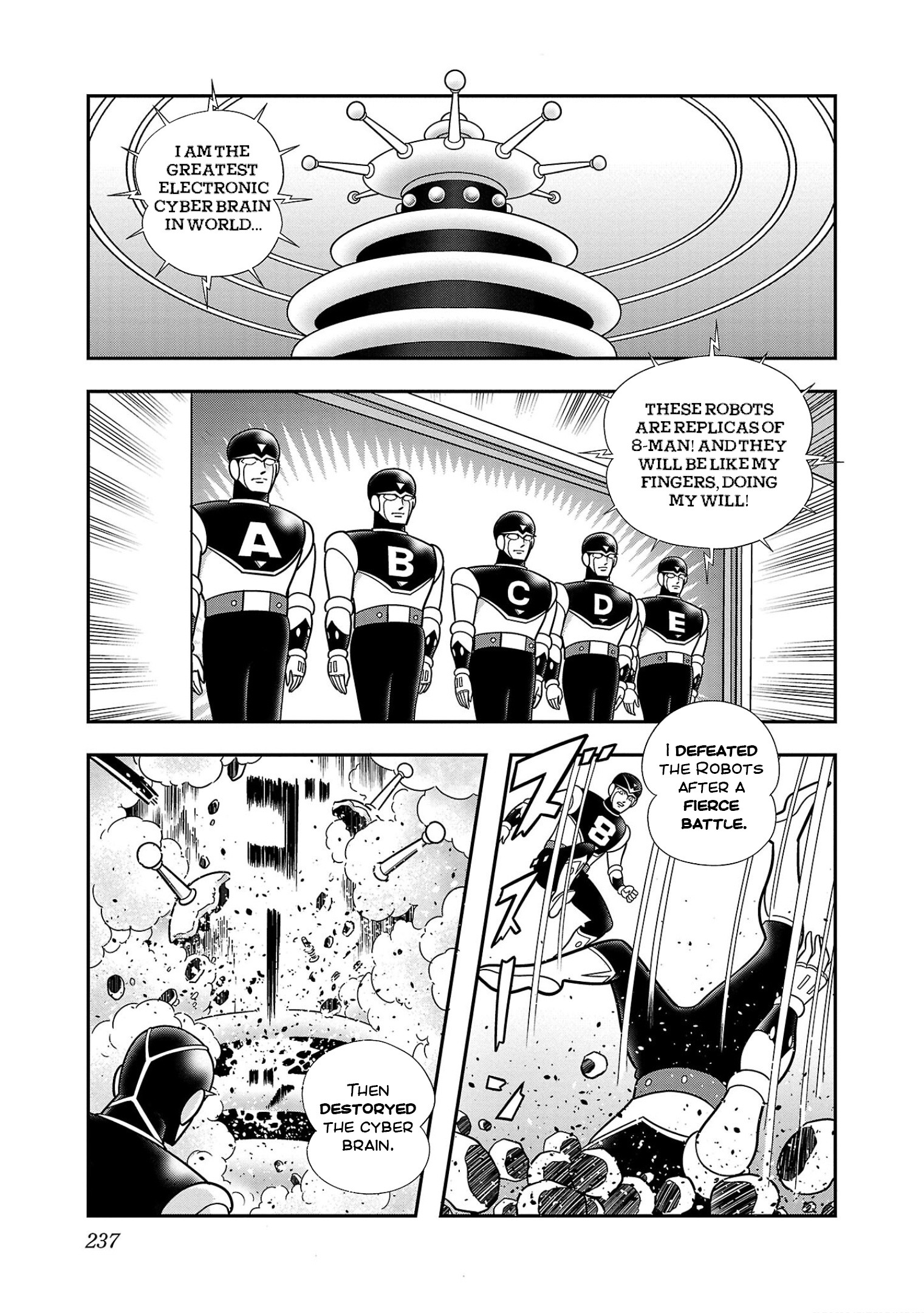 8-Man Vs Cyborg 009 - Vol.1 Chapter 6: Counterattack