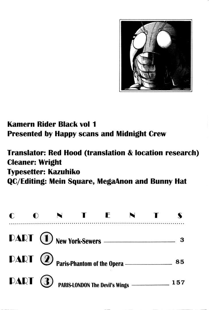 Kamen Rider Black - Vol.1 Chapter 2 : Paris - Phantom Of The Opera