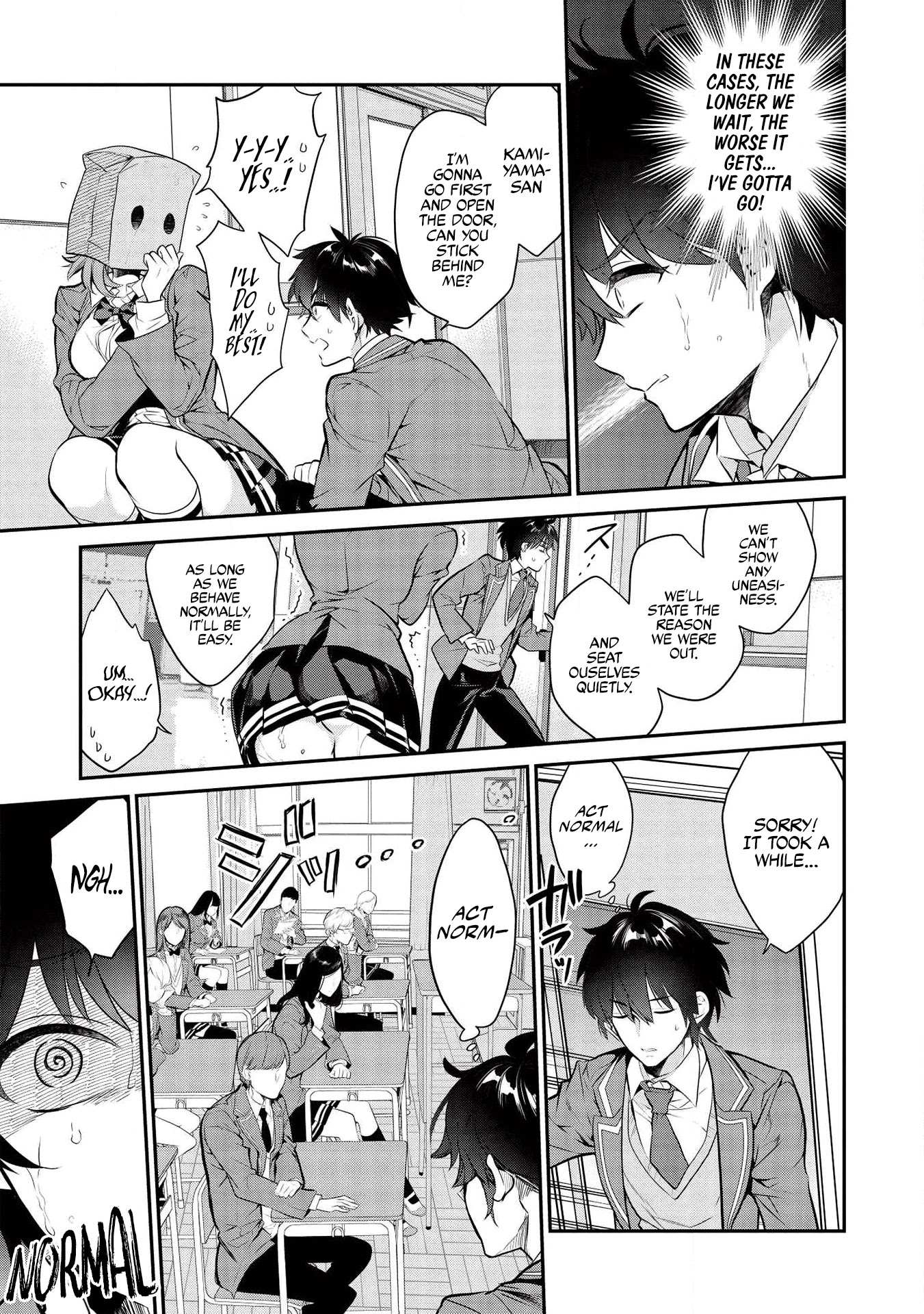 What's under Kamiyama-san's paper bag? - Chapter 3