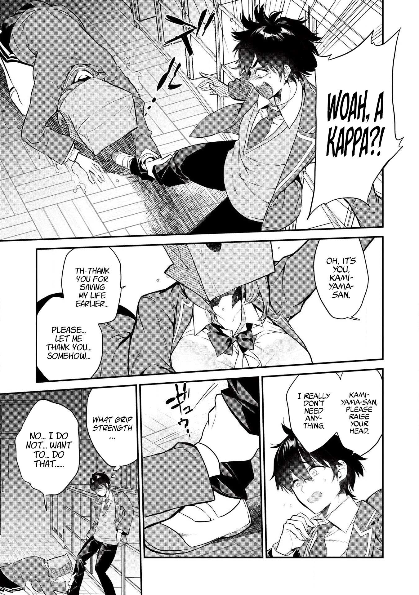 What's under Kamiyama-san's paper bag? - Chapter 3