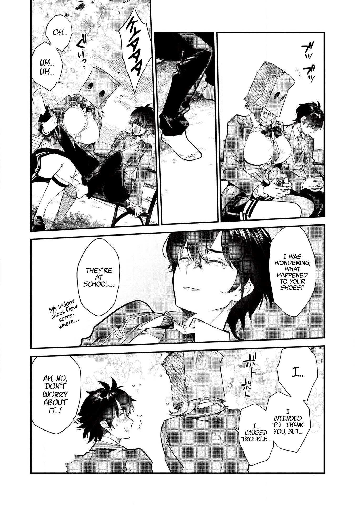 What's under Kamiyama-san's paper bag? - Chapter 3