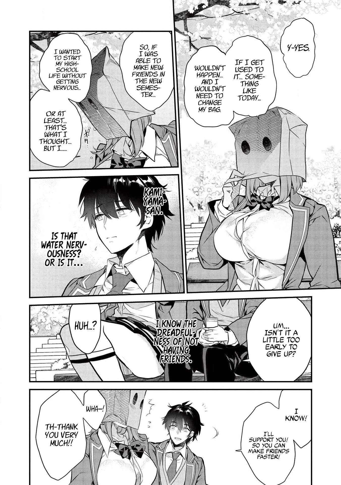 What's under Kamiyama-san's paper bag? - Chapter 3