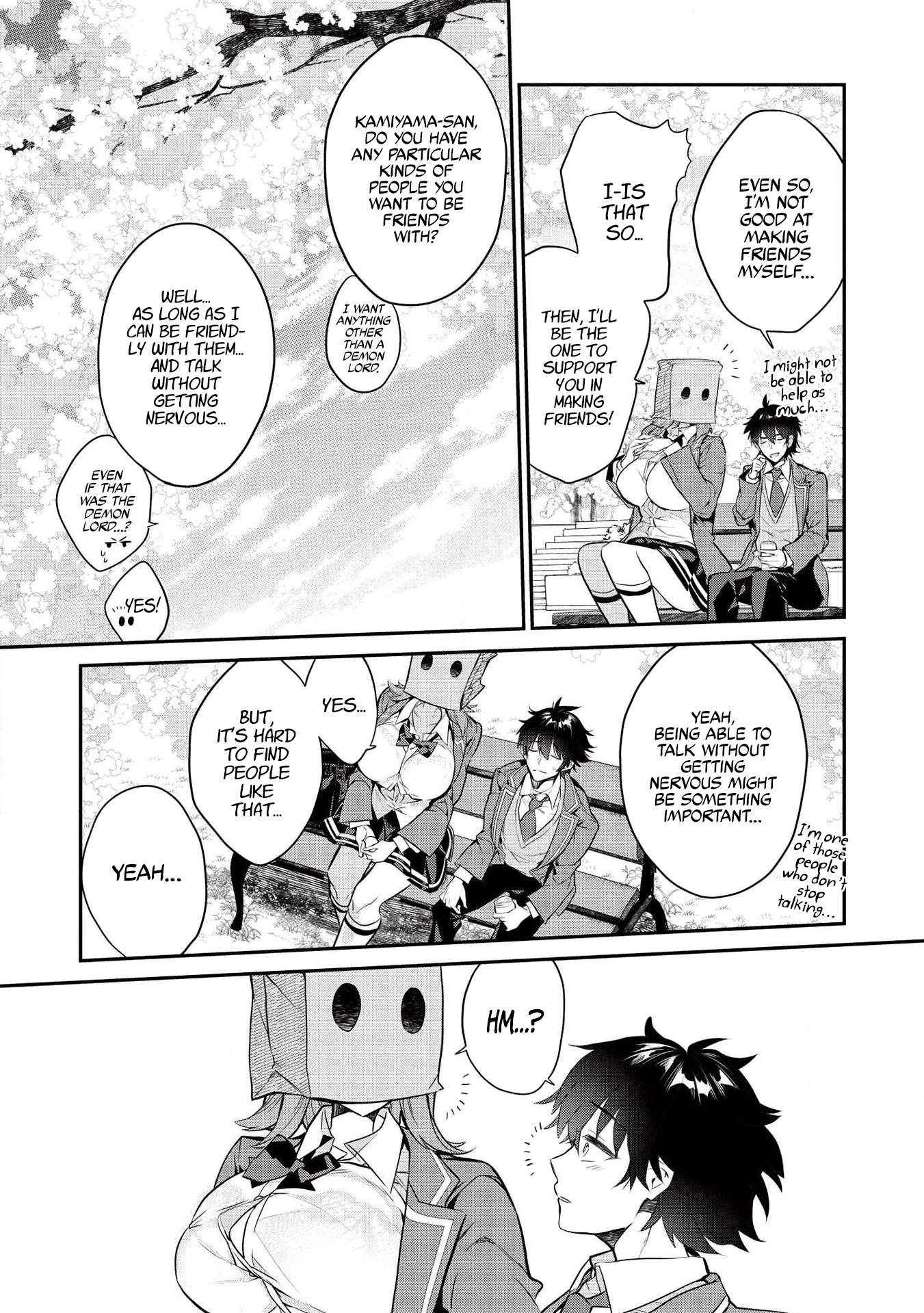 What's under Kamiyama-san's paper bag? - Chapter 3