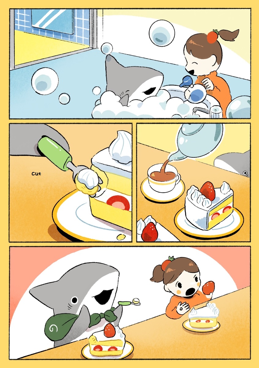 Little Shark's Outings - Chapter 95: Strawberry Cake