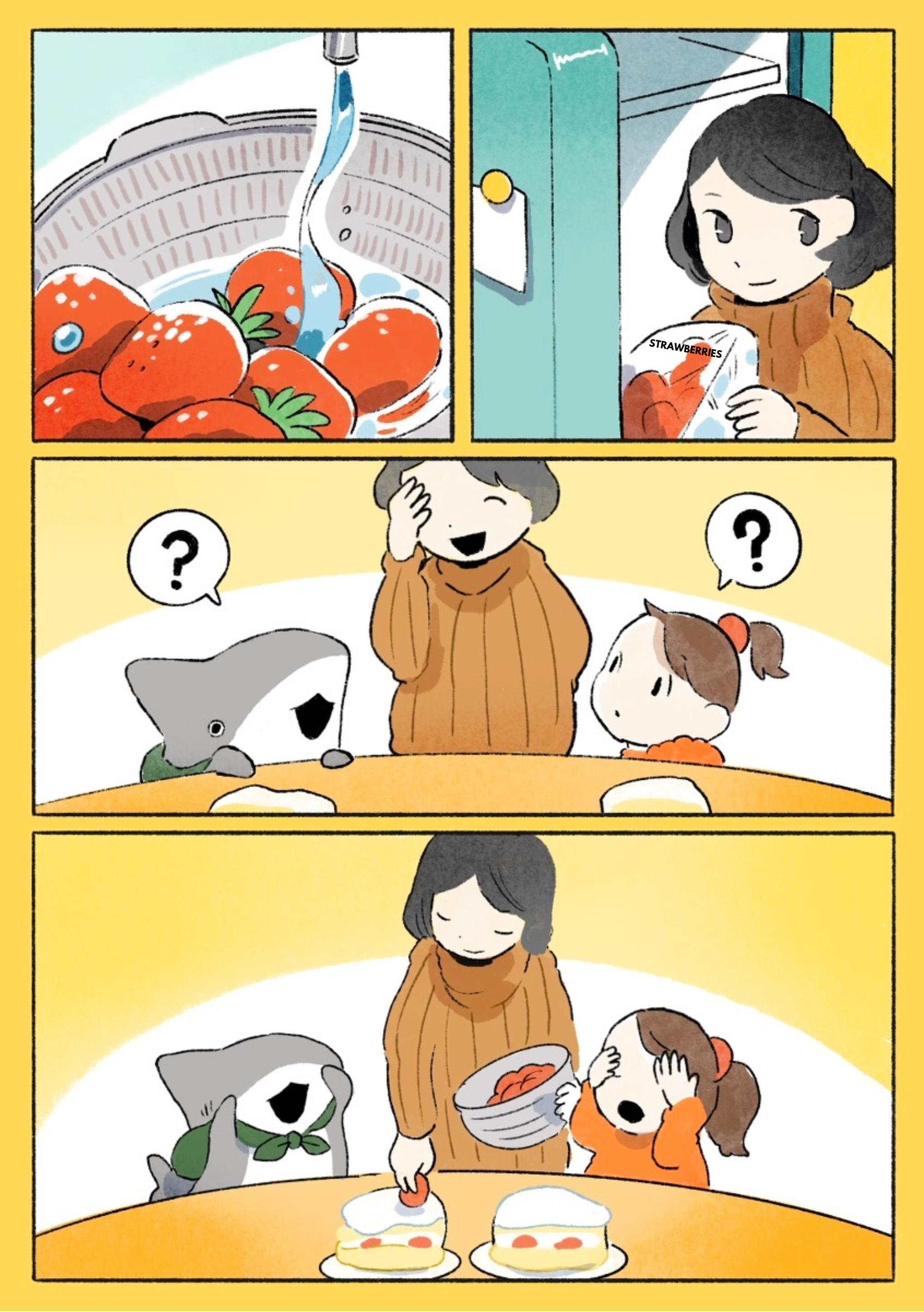 Little Shark's Outings - Chapter 95: Strawberry Cake