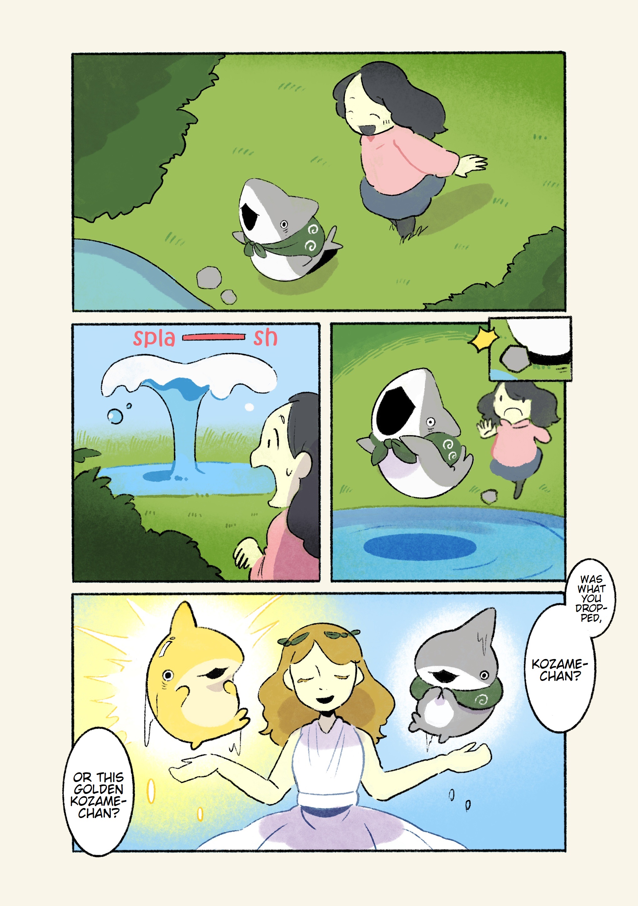 Little Shark's Outings - Chapter 108: Little Shark And The Woodcutter's Spring