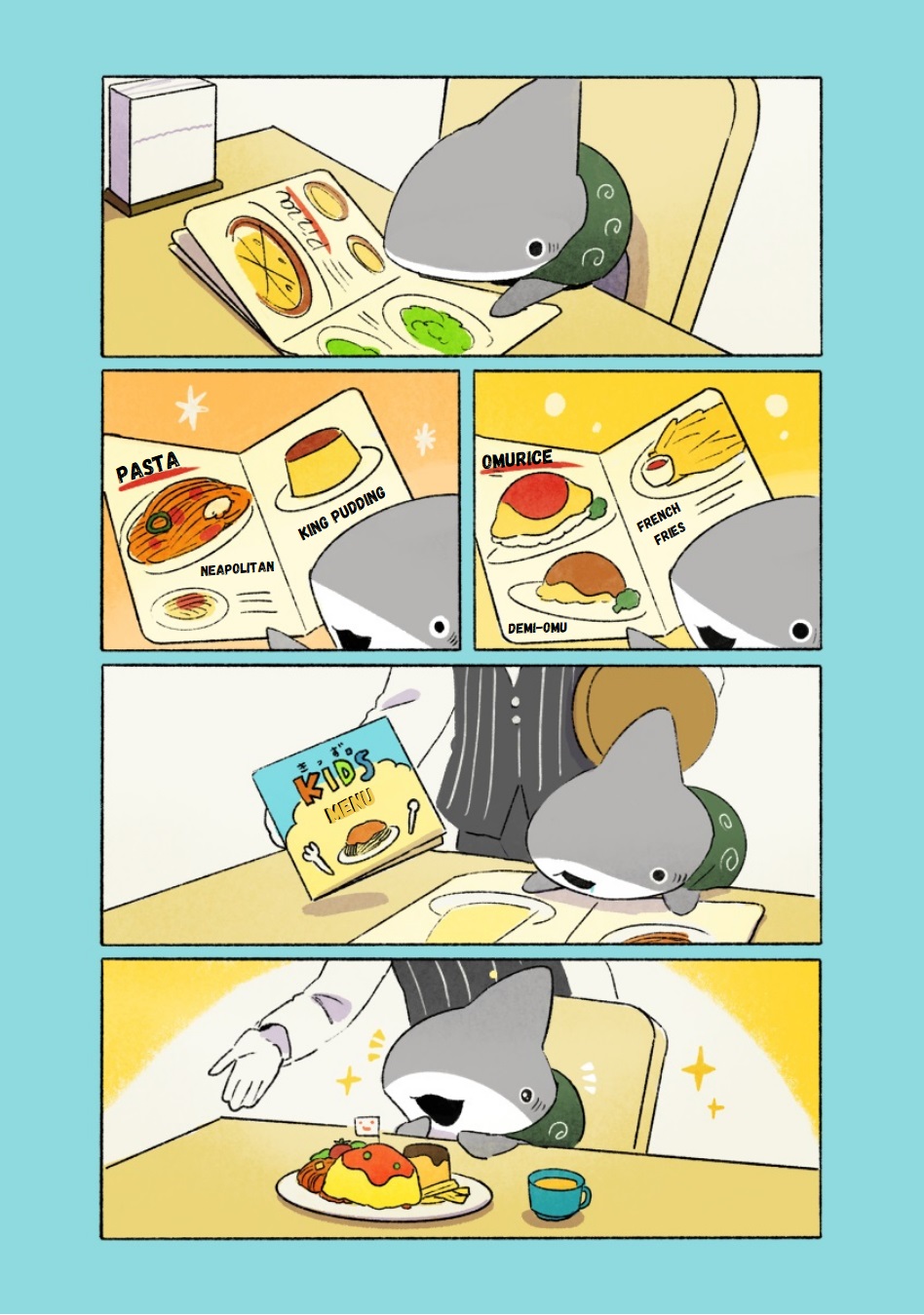 Little Shark's Outings - Vol.3 Chapter 59: Little Shark And Family Restaurants