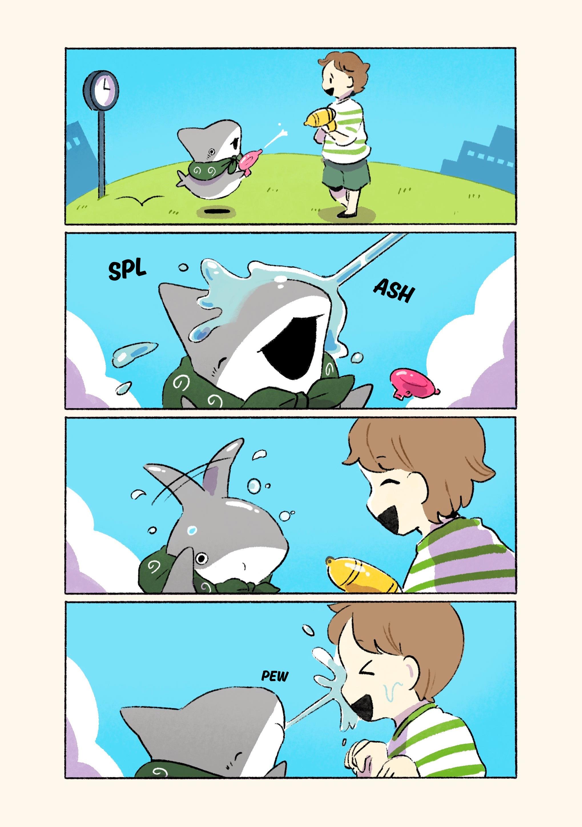 Little Shark's Outings - Chapter 160: Little Shark And Water Guns