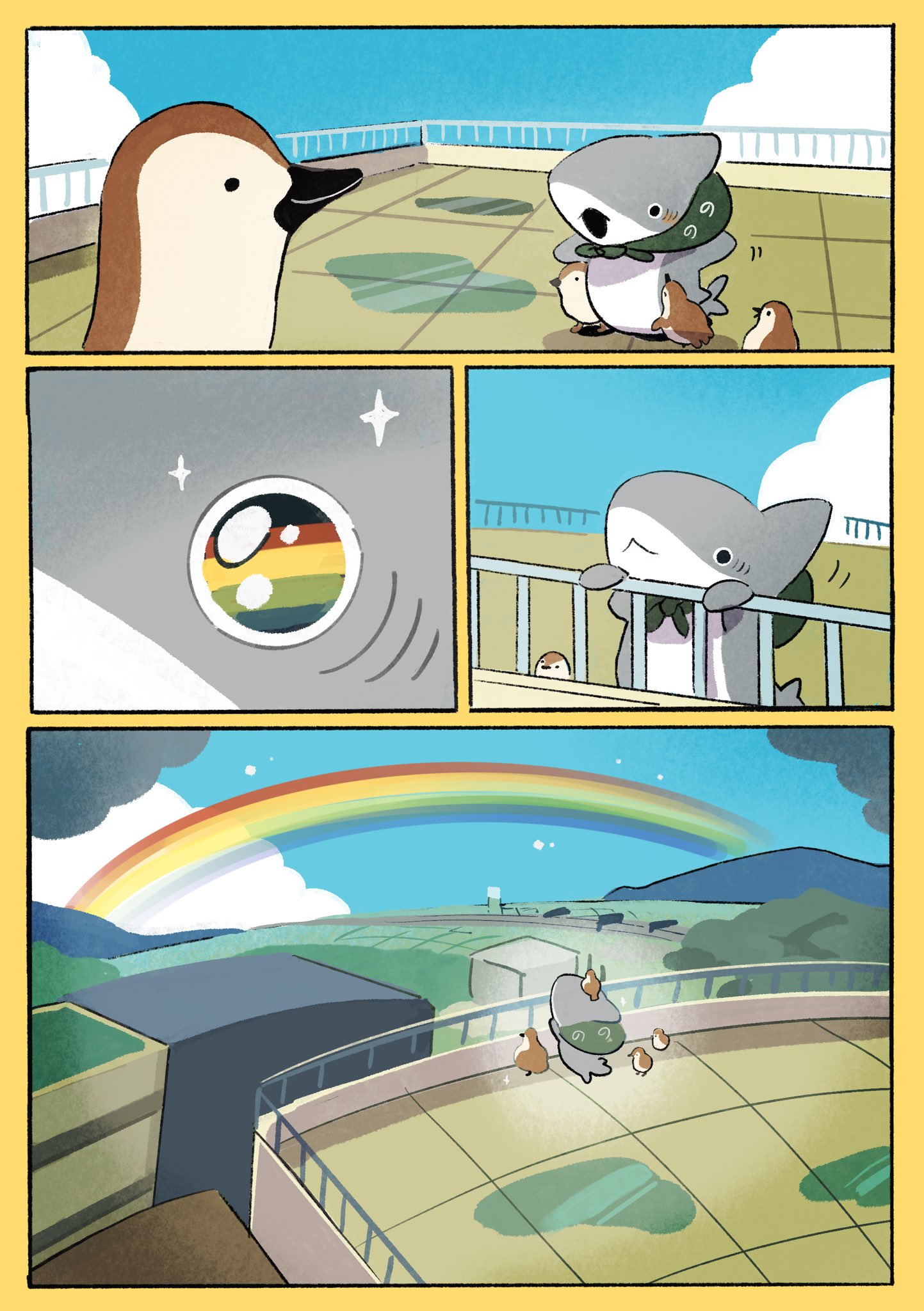 Little Shark's Outings - Vol.1 Chapter 14: Sheltering From The Rain