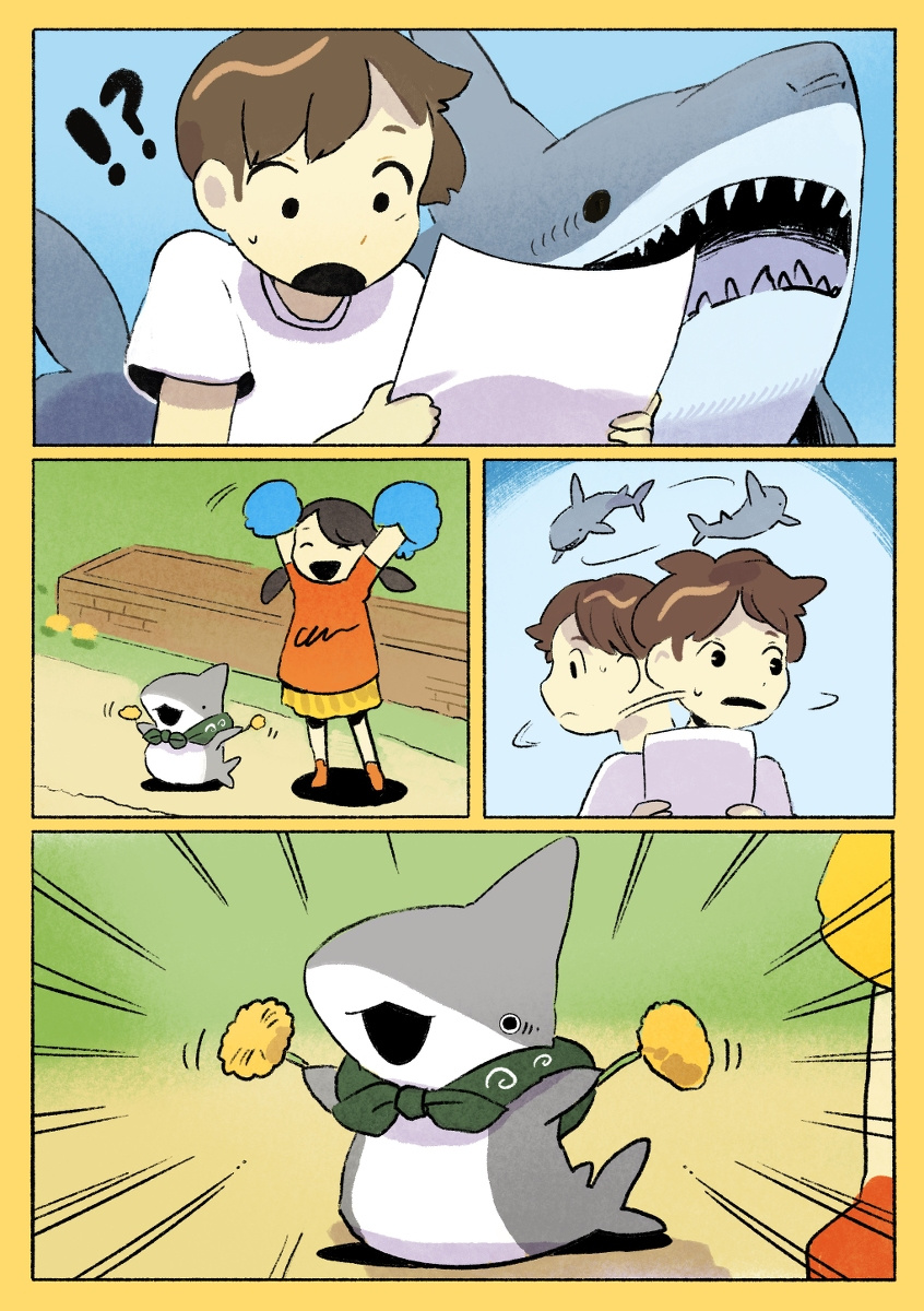 Little Shark's Outings - Vol.3 Chapter 76: Borrowing Bread-Eating Race