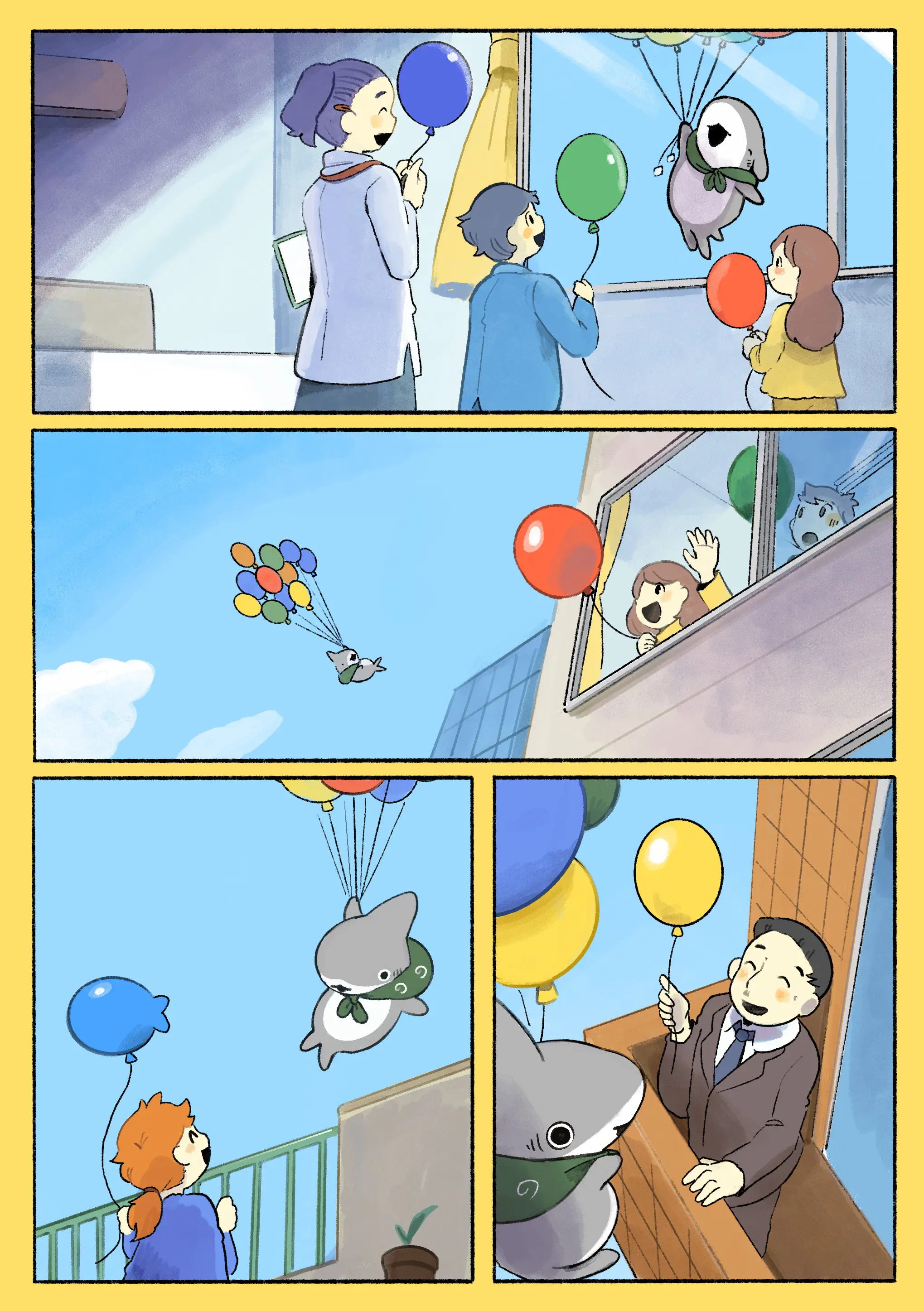 Little Shark's Outings - Chapter 205: Little Shark And Balloons