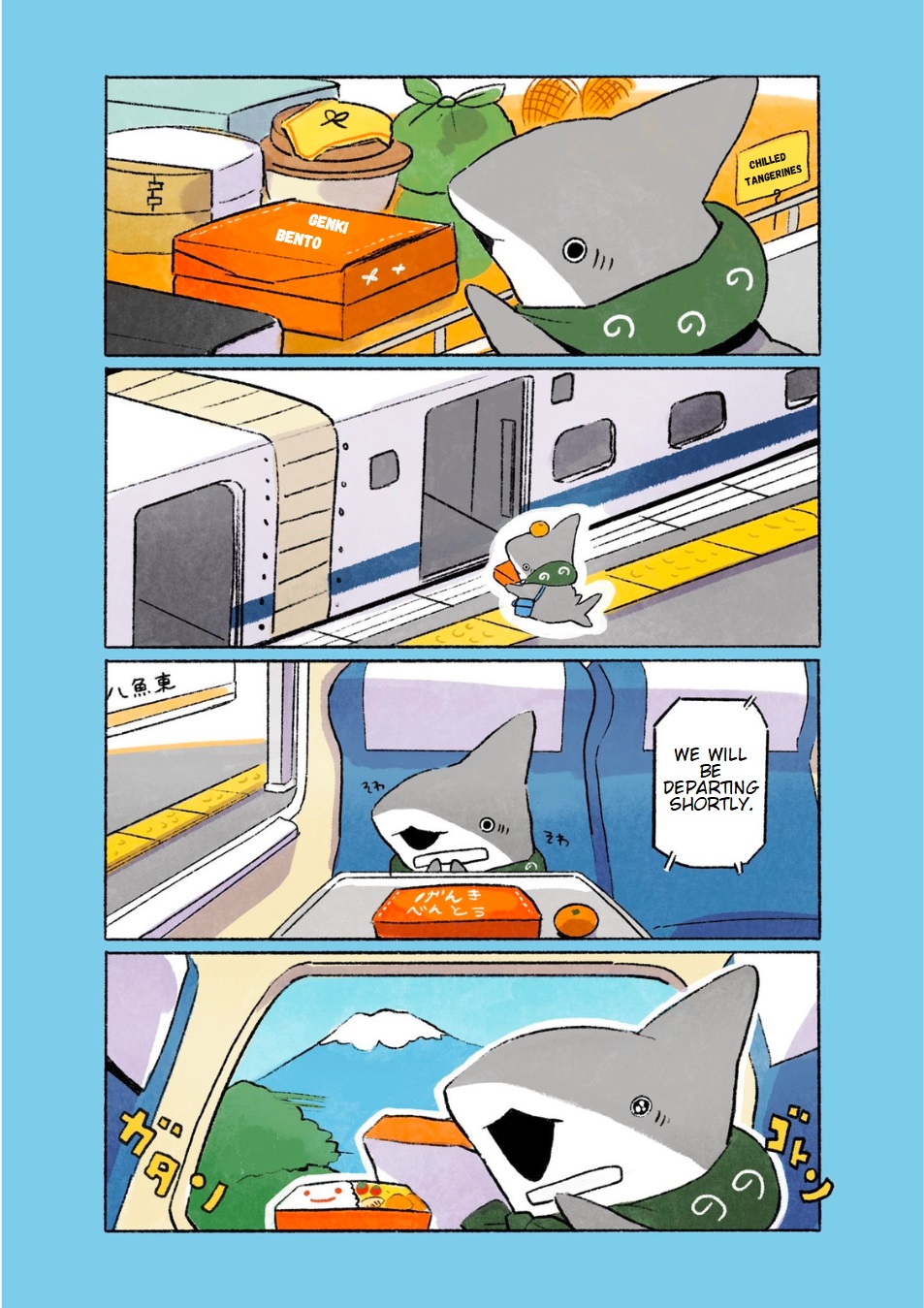 Little Shark's Outings - Vol.3 Chapter 67: Little Shark And Railway Bento