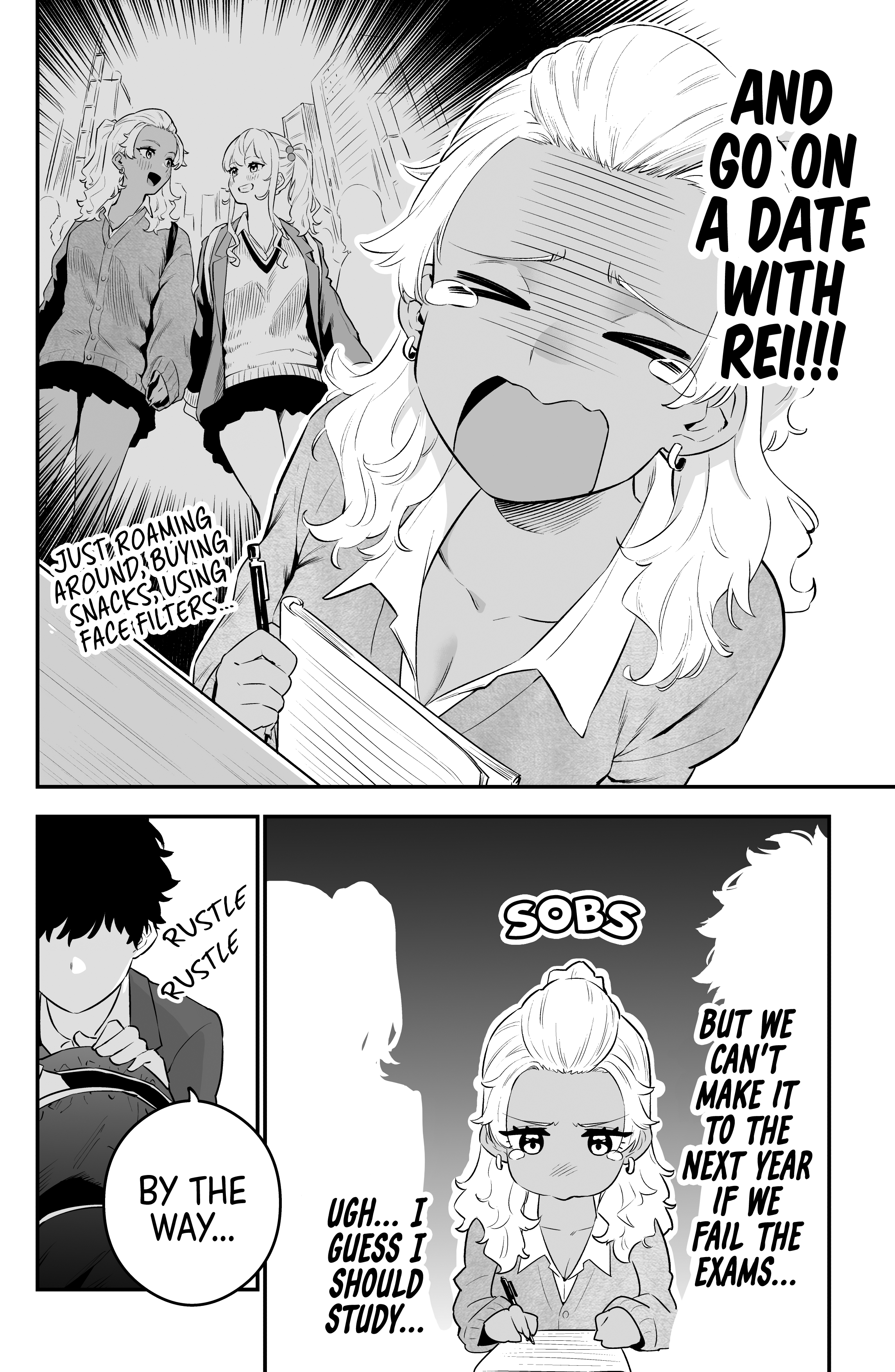 Temptation Of Shiro Gal & Kuro Gal - Chapter 17: Studying